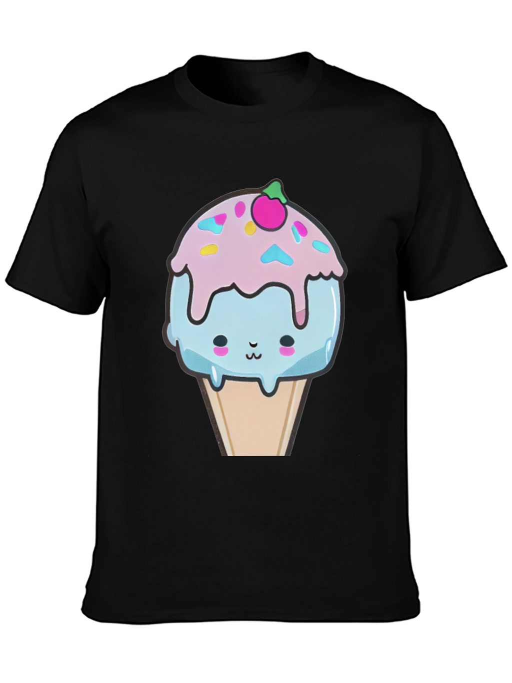 Kawaii Ice Cream Graphic Tee - Fun & Unique!