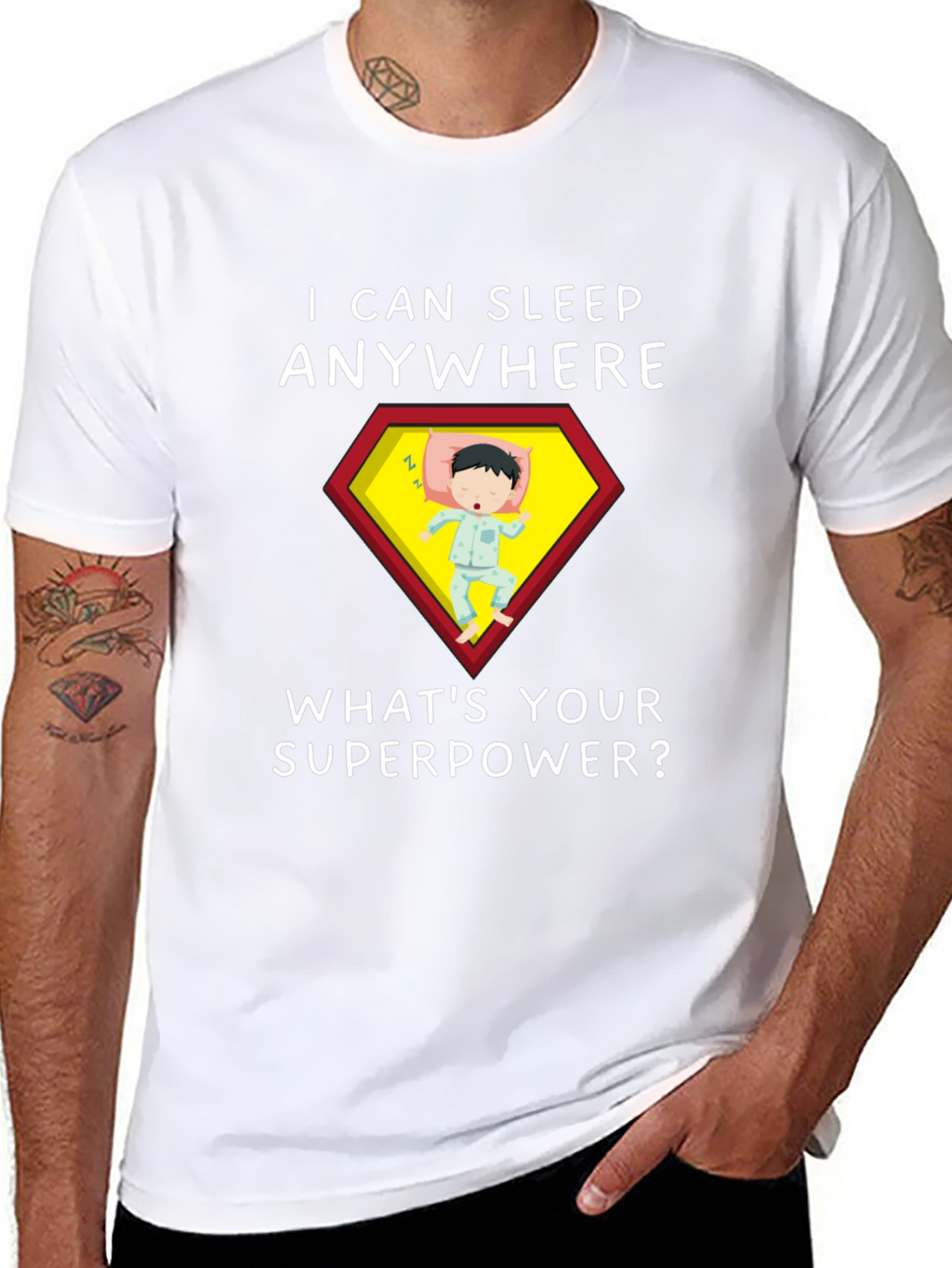 Sleep Anywhere Superpower T-Shirt