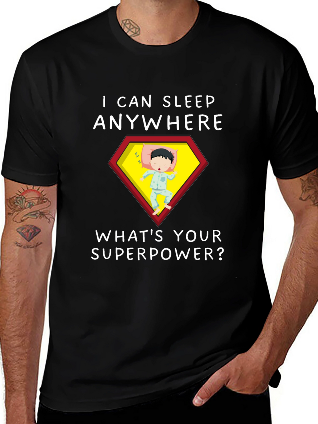 Sleep Anywhere Superpower T-Shirt