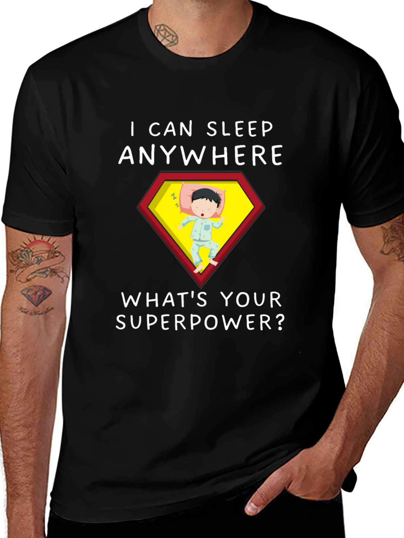 Sleep Anywhere Superpower T-Shirt