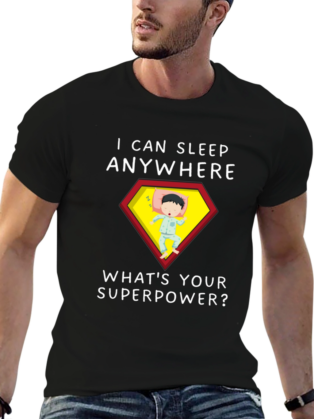 Sleep Anywhere Superpower T-Shirt