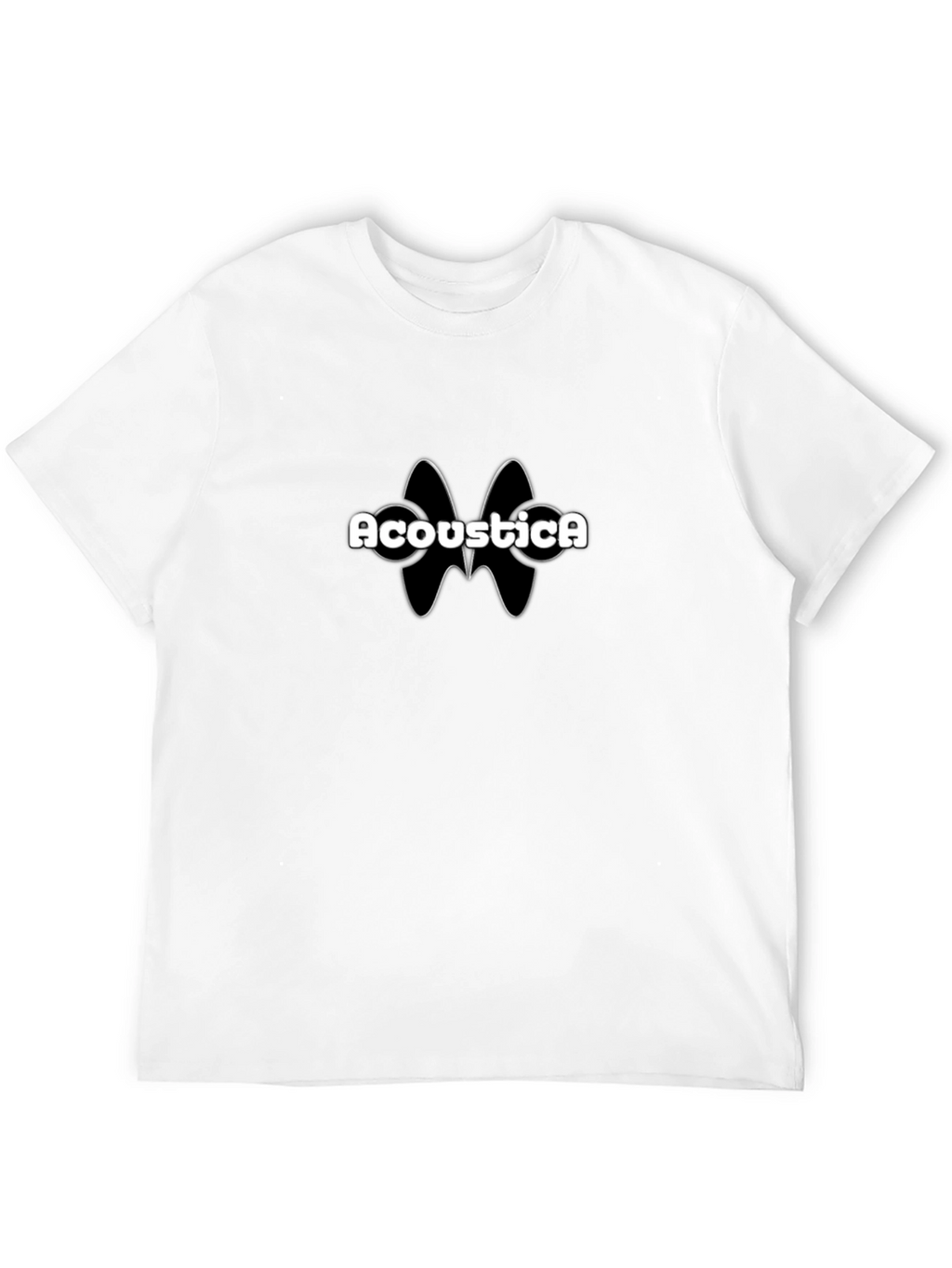 Acoustica Graphic T-Shirt - Classic Black Tee