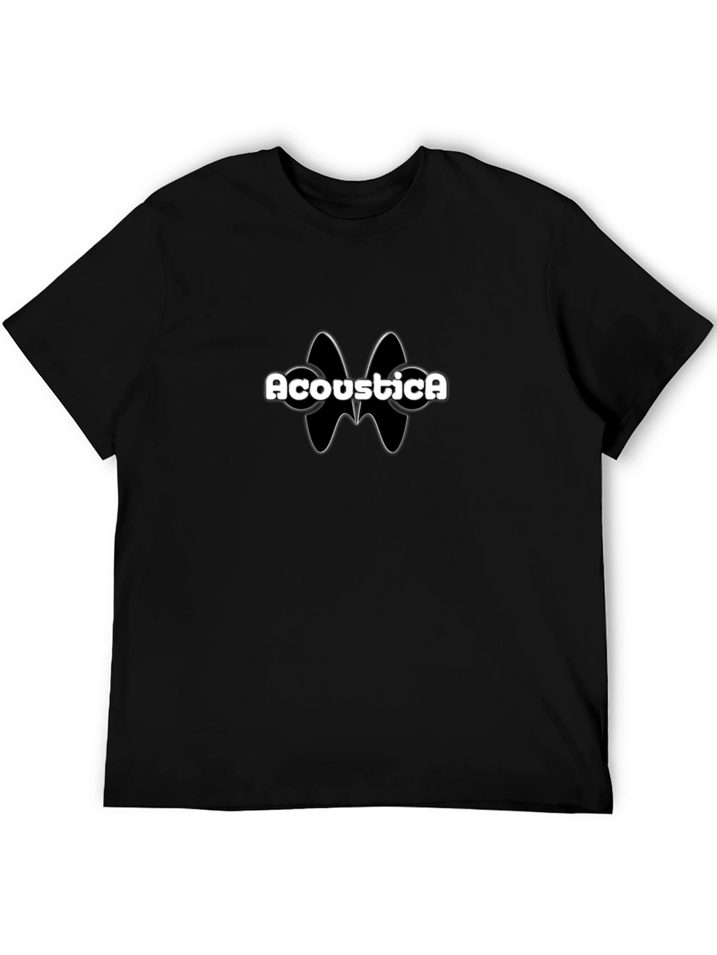 Acoustica Graphic T-Shirt - Classic Black Tee