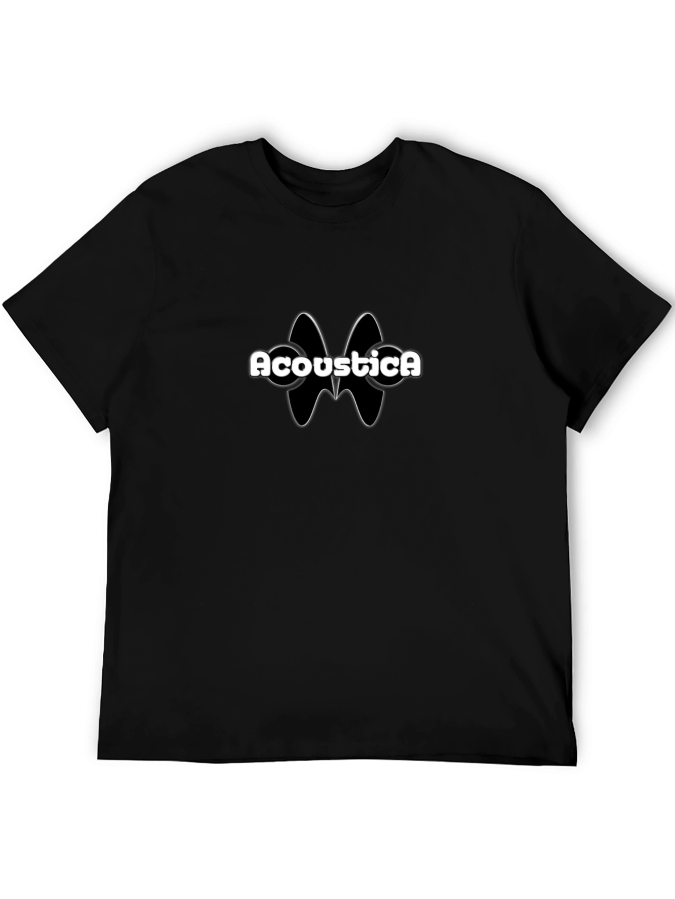 Acoustica Graphic T-Shirt - Classic Black Tee
