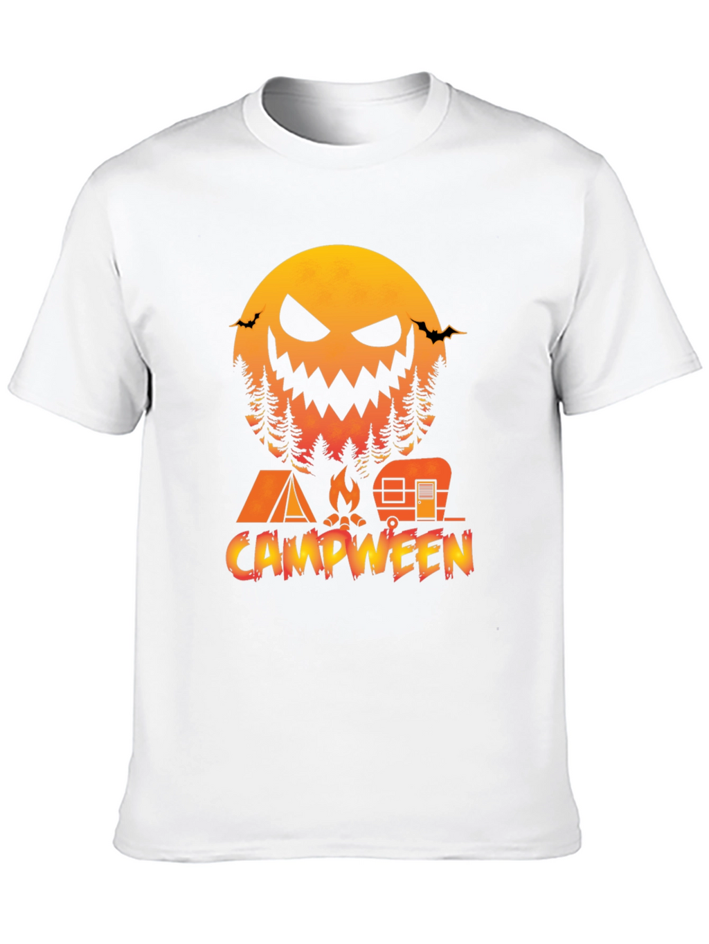Campween Halloween Camping T-Shirt