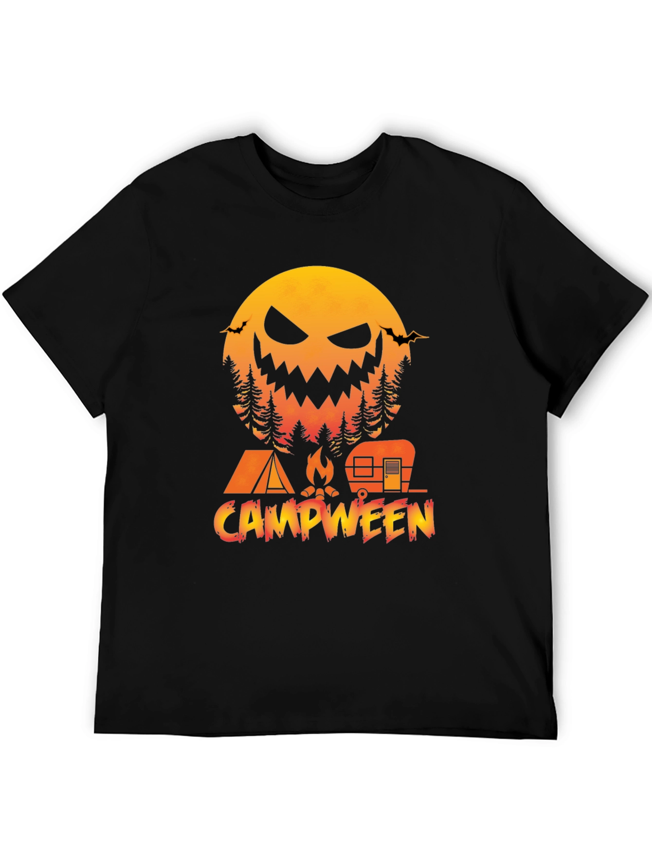 Campween Halloween Camping T-Shirt
