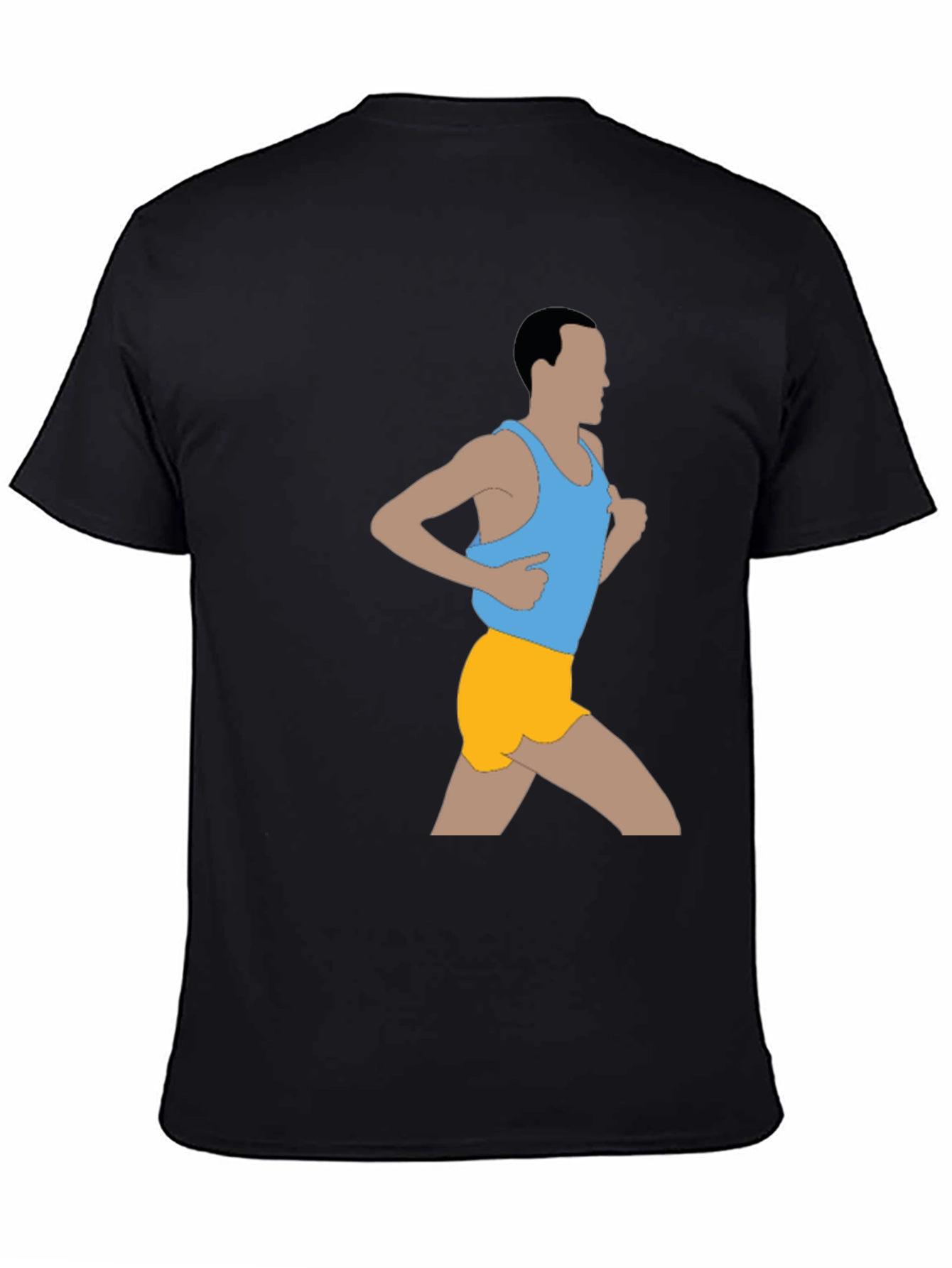 Runner Graphic T-Shirt - Black