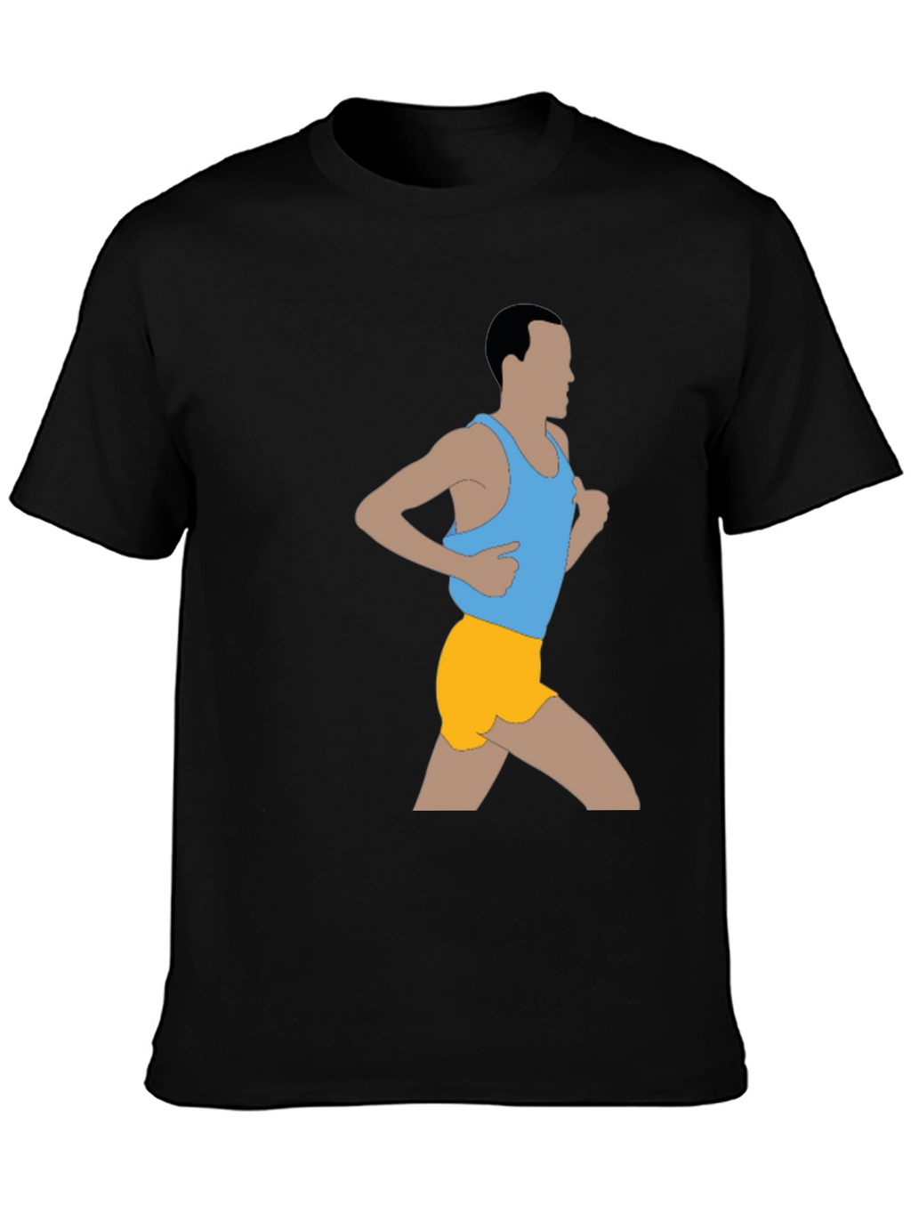Runner Graphic T-Shirt - Black