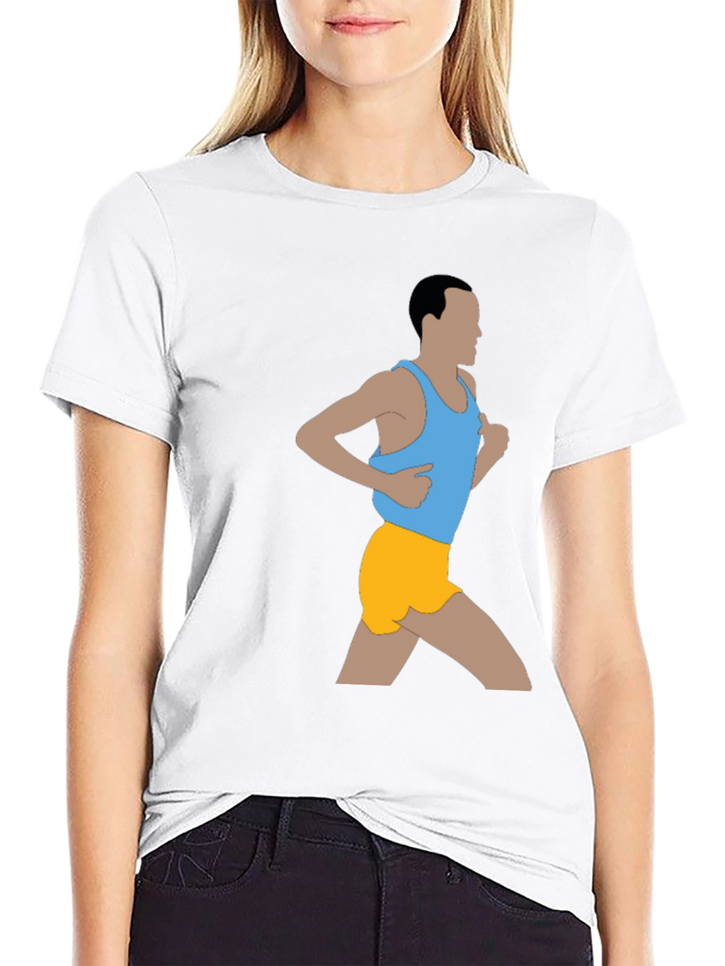 Runner Graphic T-Shirt - Black