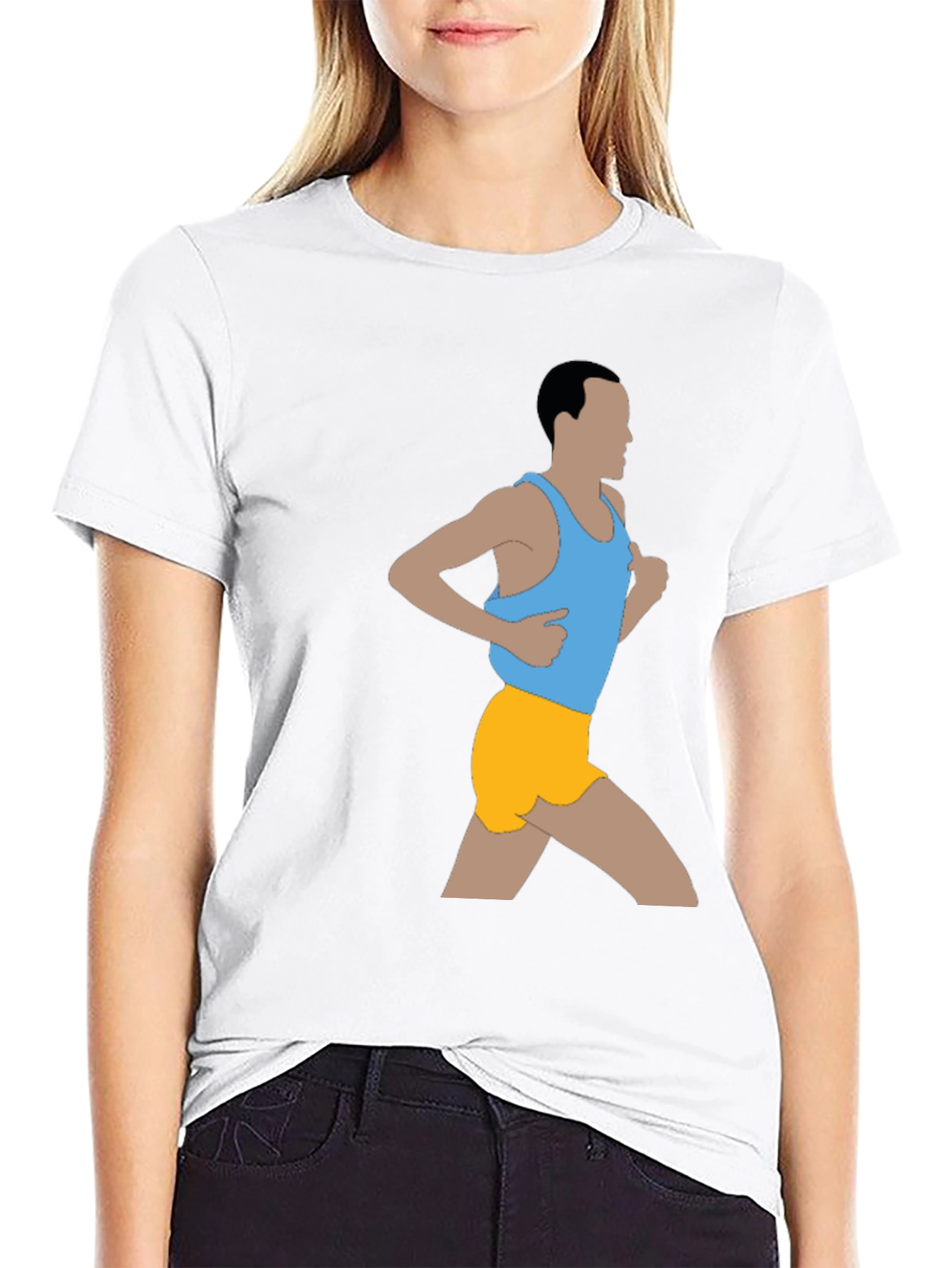Runner Graphic T-Shirt - Black