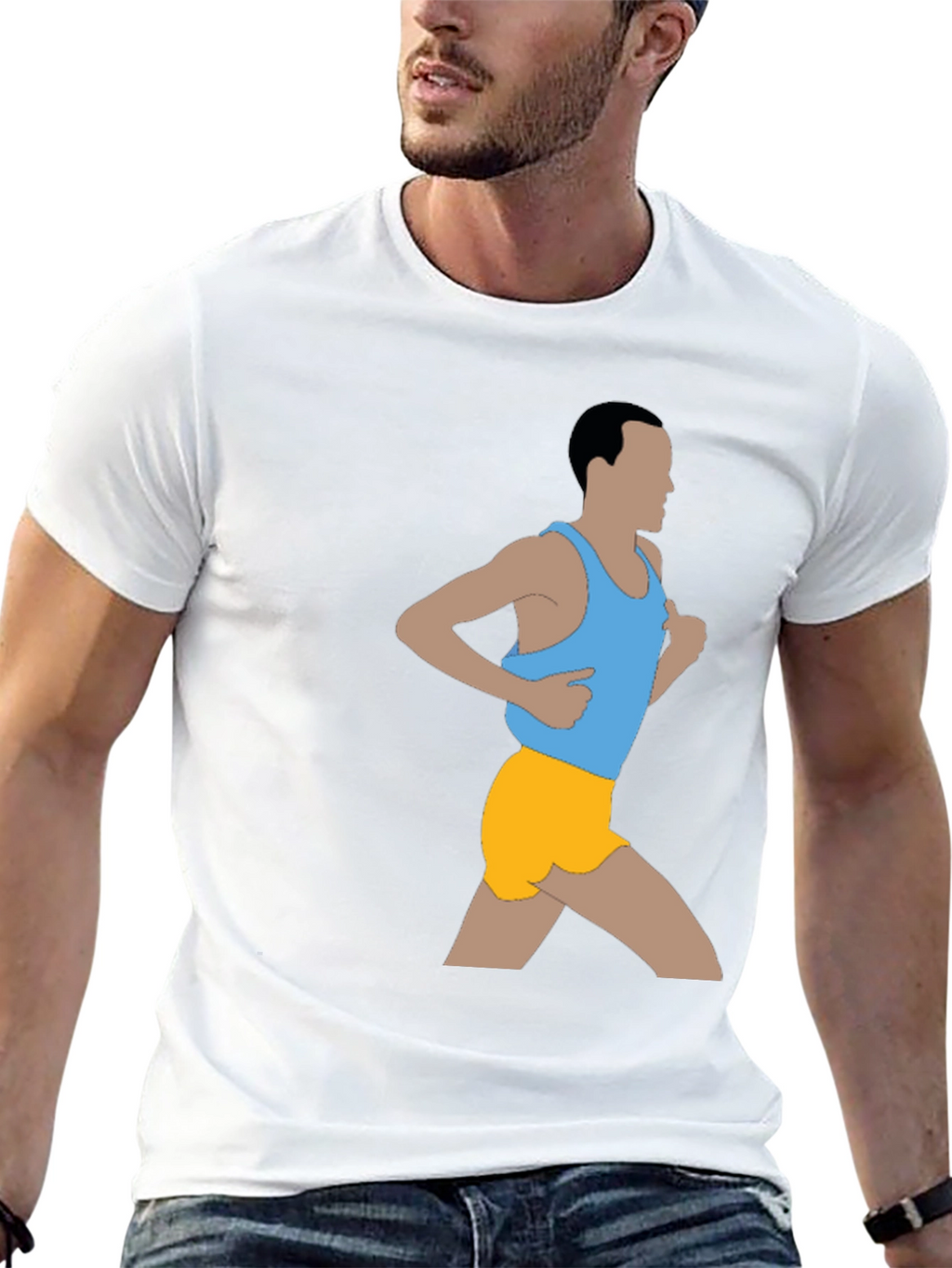 Runner Graphic T-Shirt - Black