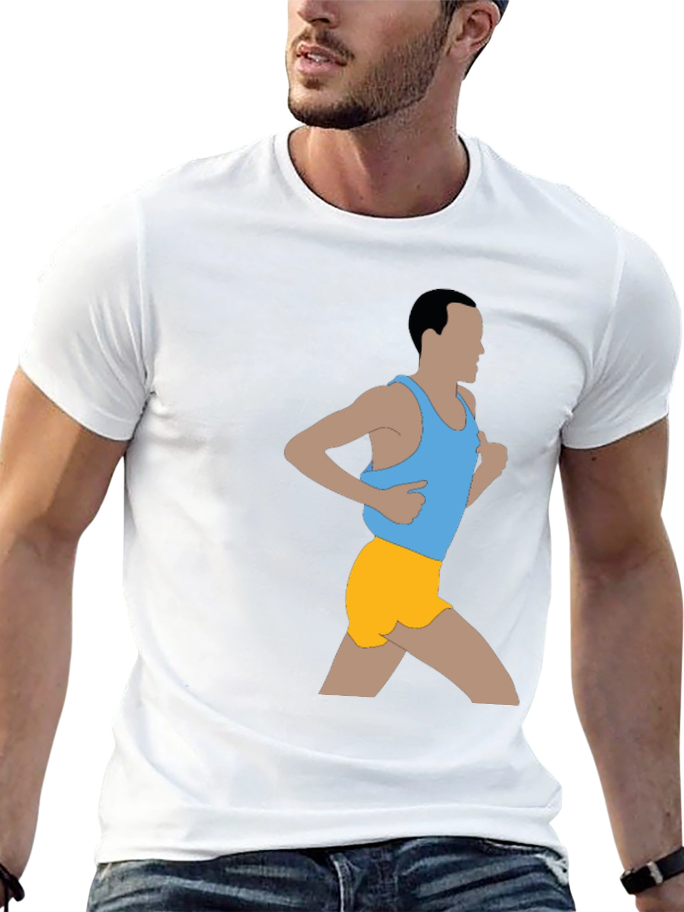 Runner Graphic T-Shirt - Black