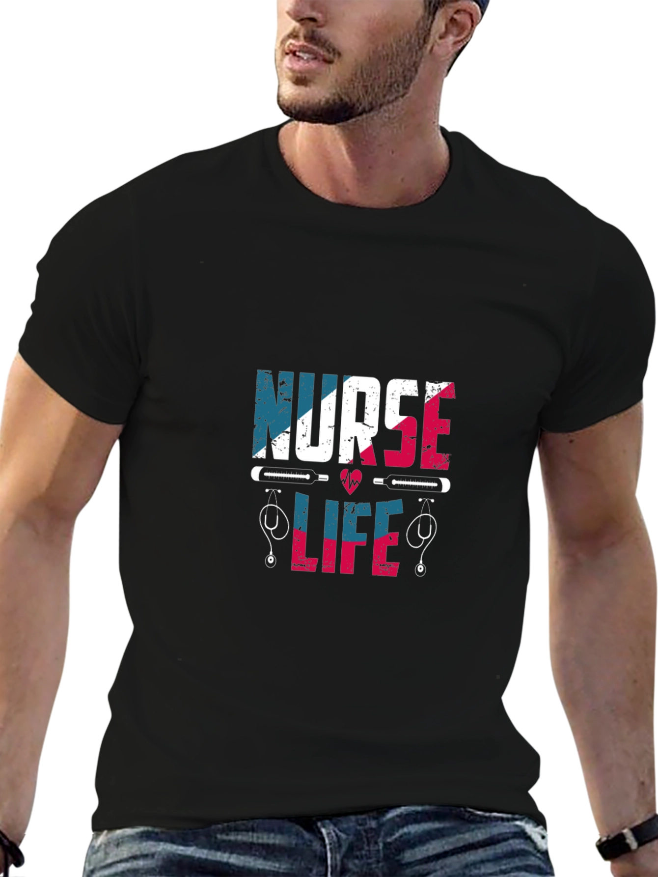 Nurse Life Graphic T-Shirt - Comfortable & Stylish