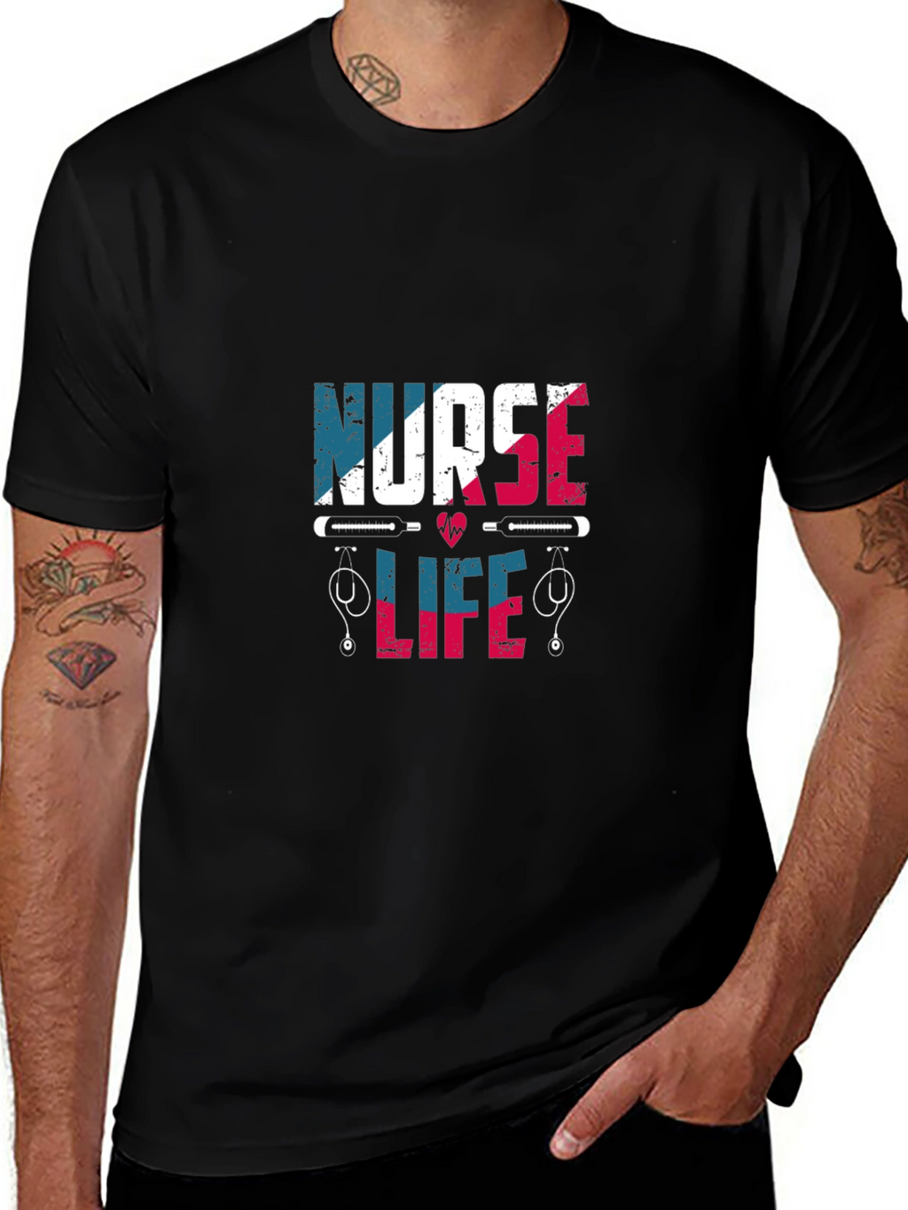 Nurse Life Graphic T-Shirt - Comfortable & Stylish