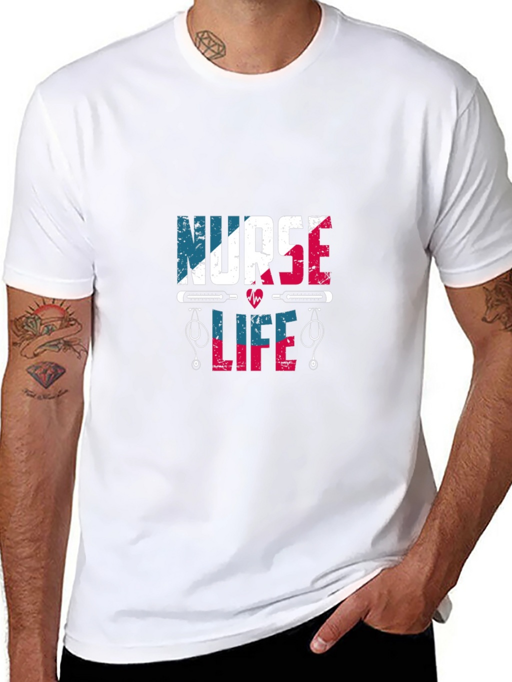 Nurse Life Graphic T-Shirt - Comfortable & Stylish