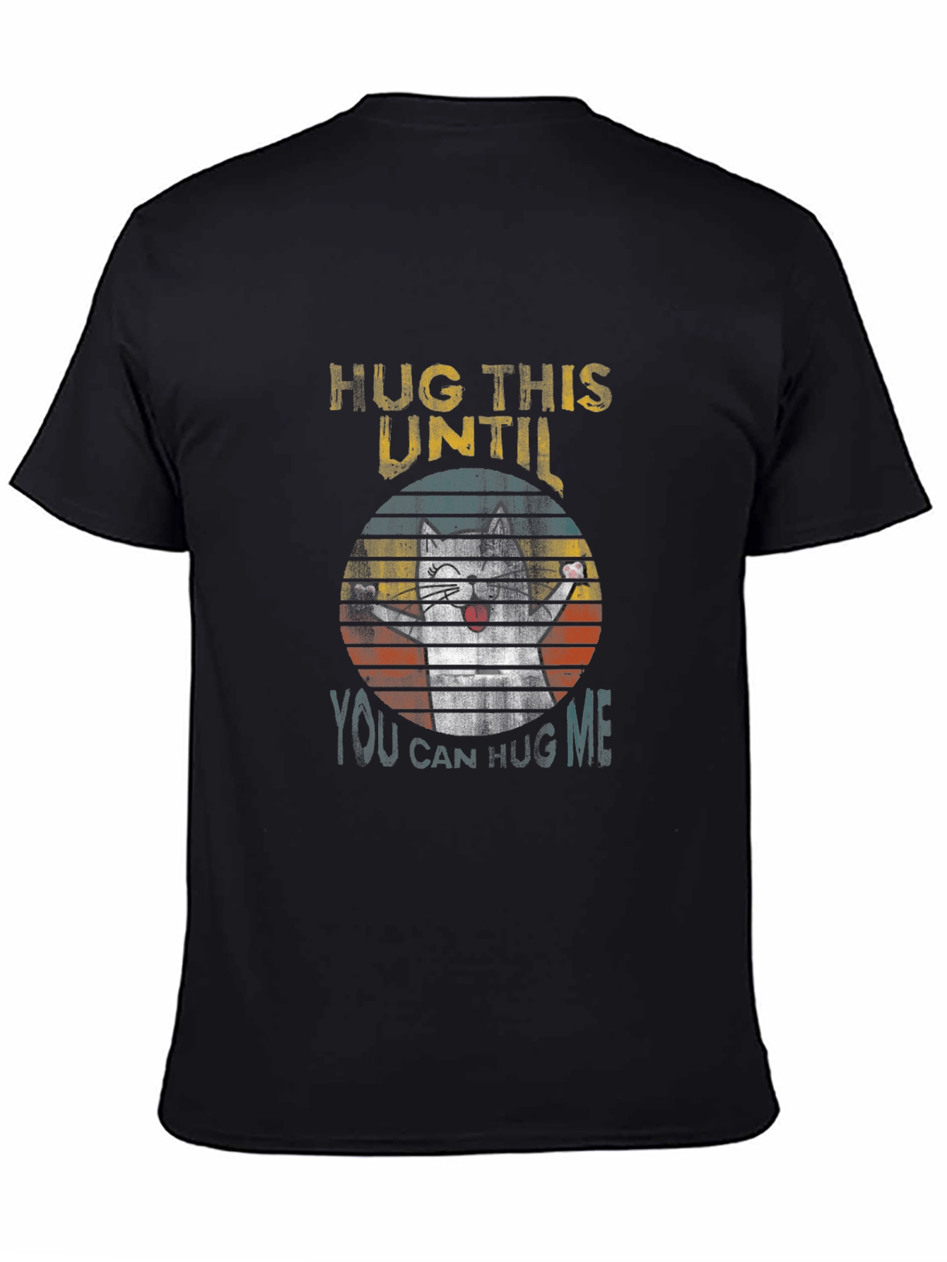 Hug This Cat Graphic Tee - Comfort Fit T-Shirt