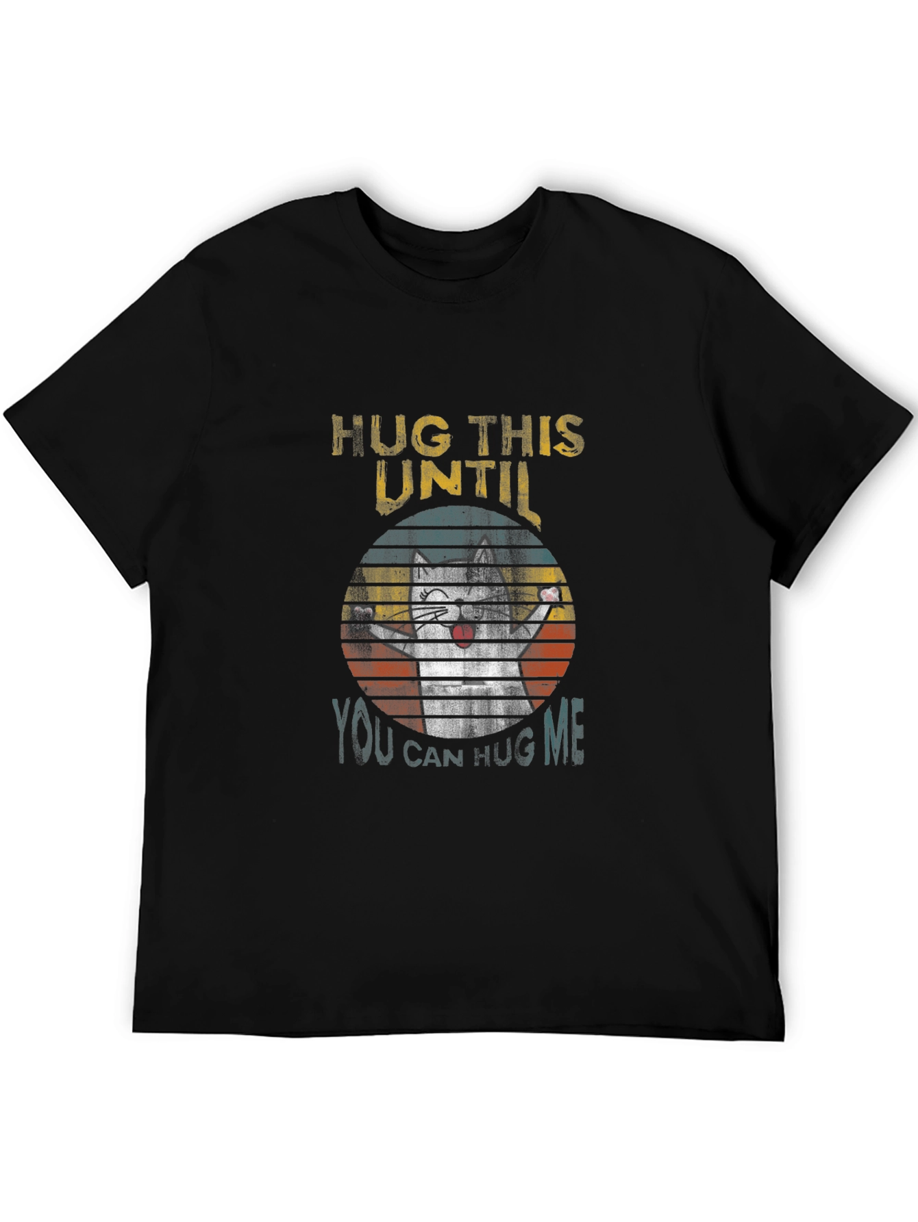 Hug This Cat Graphic Tee - Comfort Fit T-Shirt