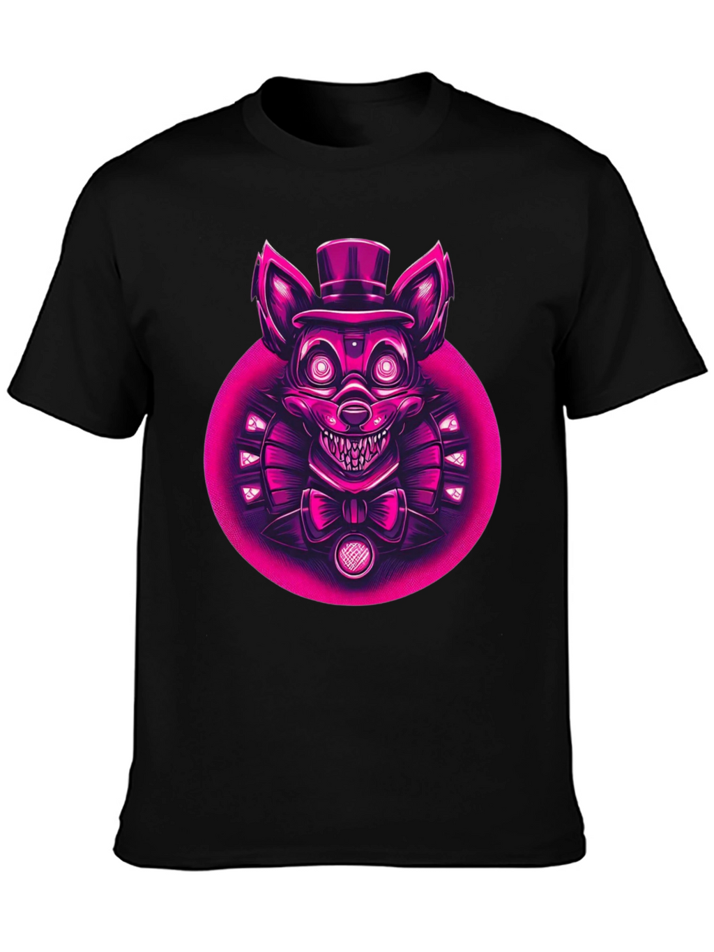 FNAF Character Graphic Tee - Black
