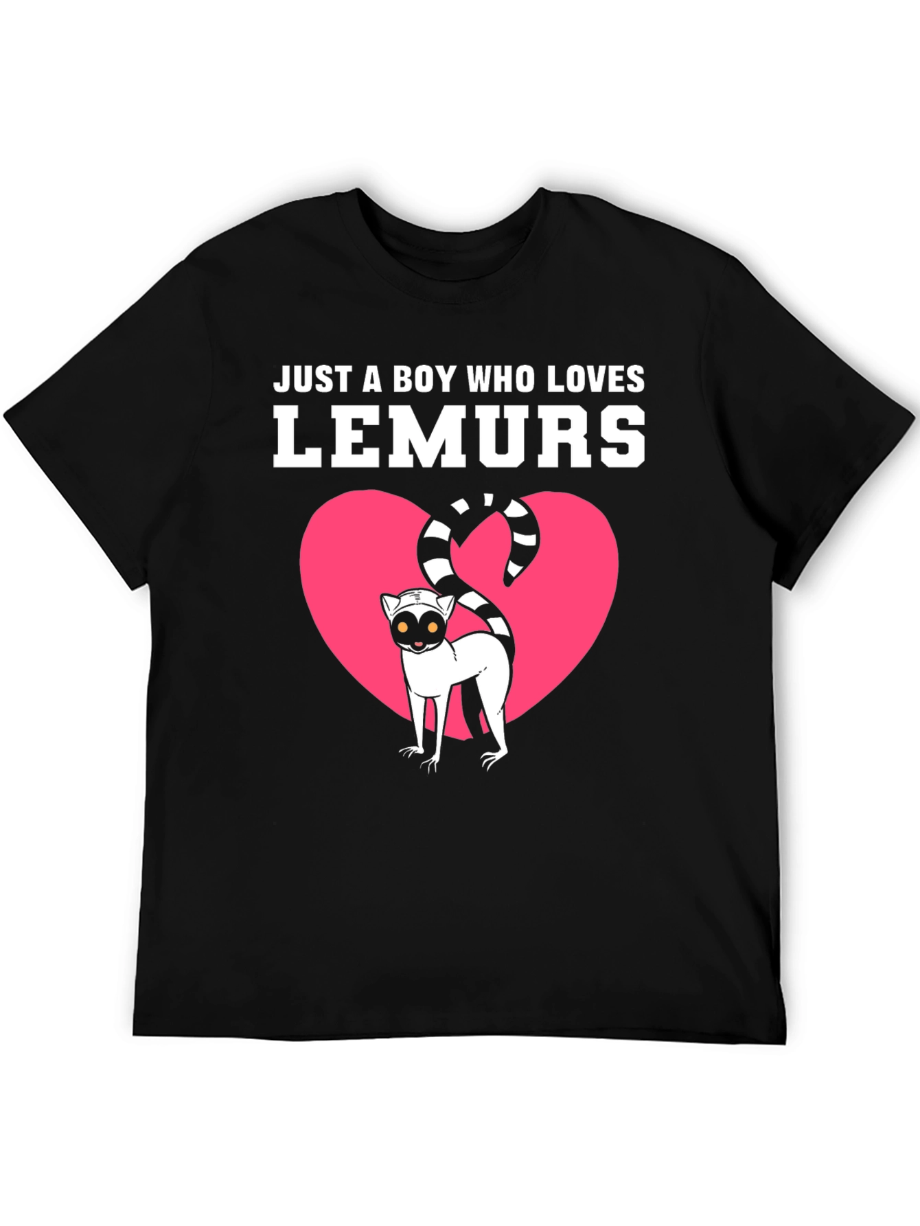 Lemur Lover T-Shirt - Just A Boy Who Loves Lemurs