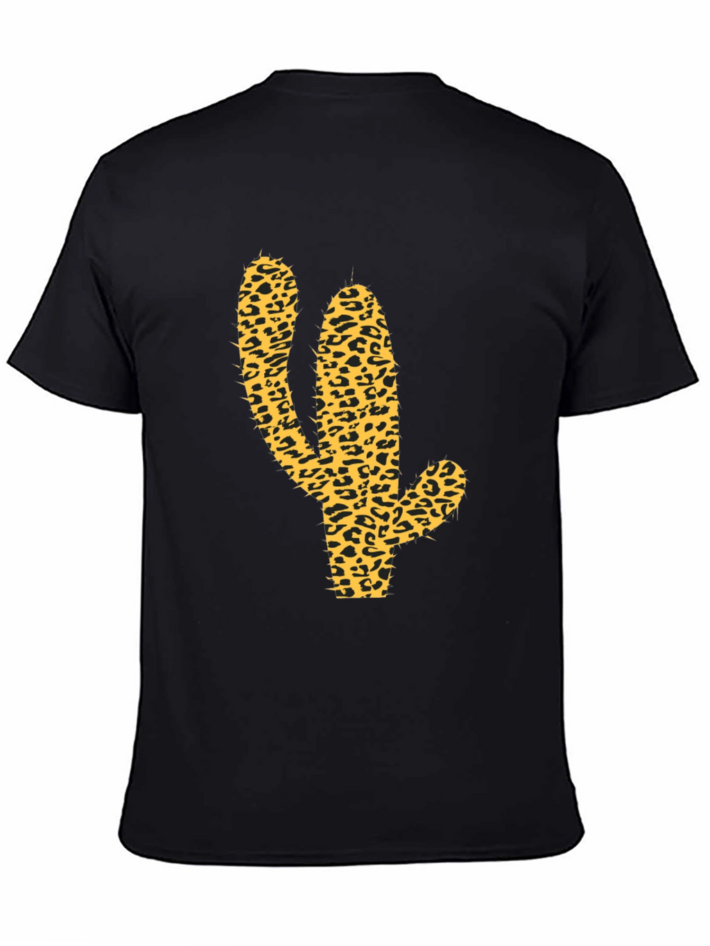 Leopard Cactus Graphic Tee - Western Style
