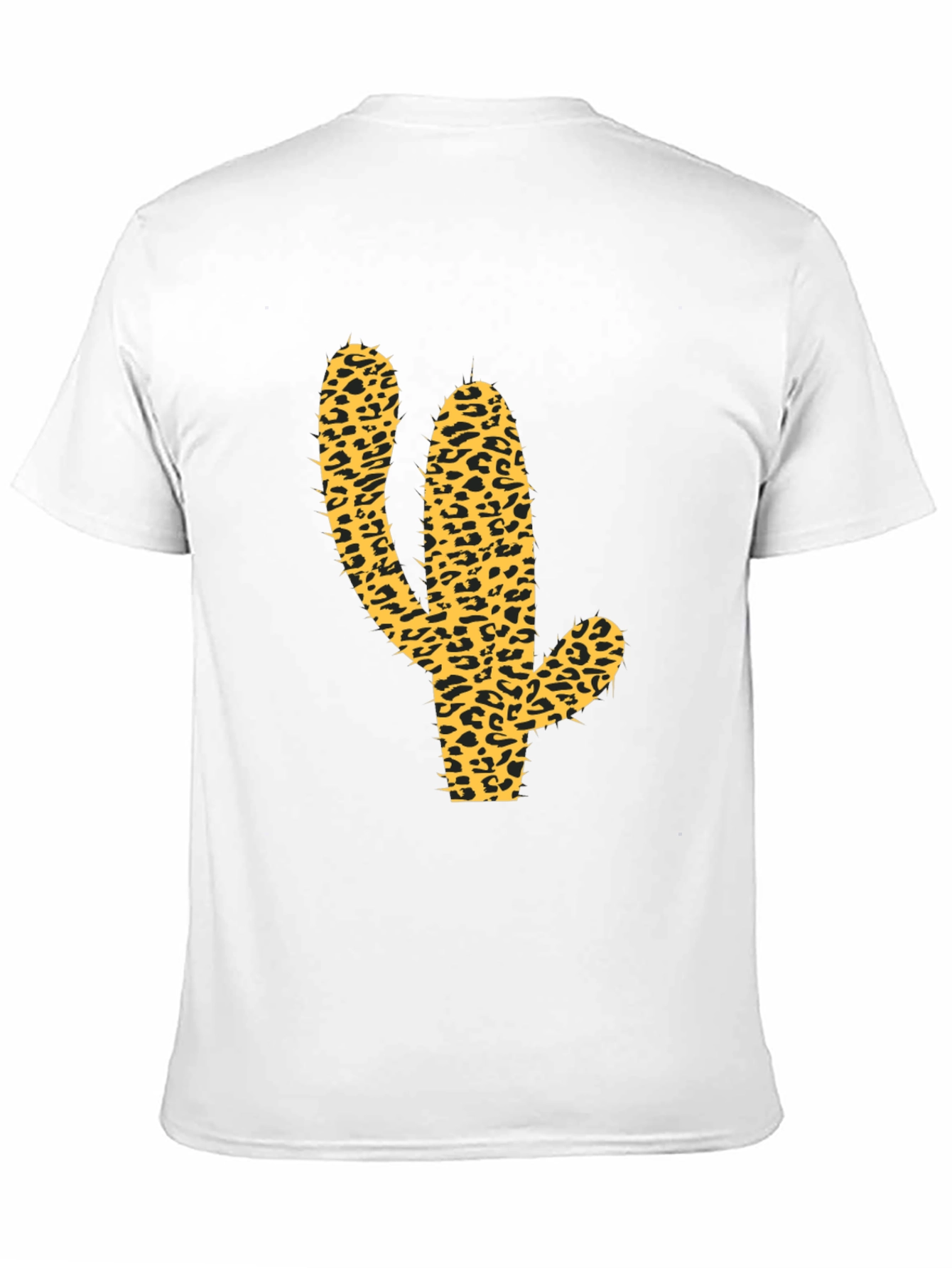 Leopard Cactus Graphic Tee - Western Style
