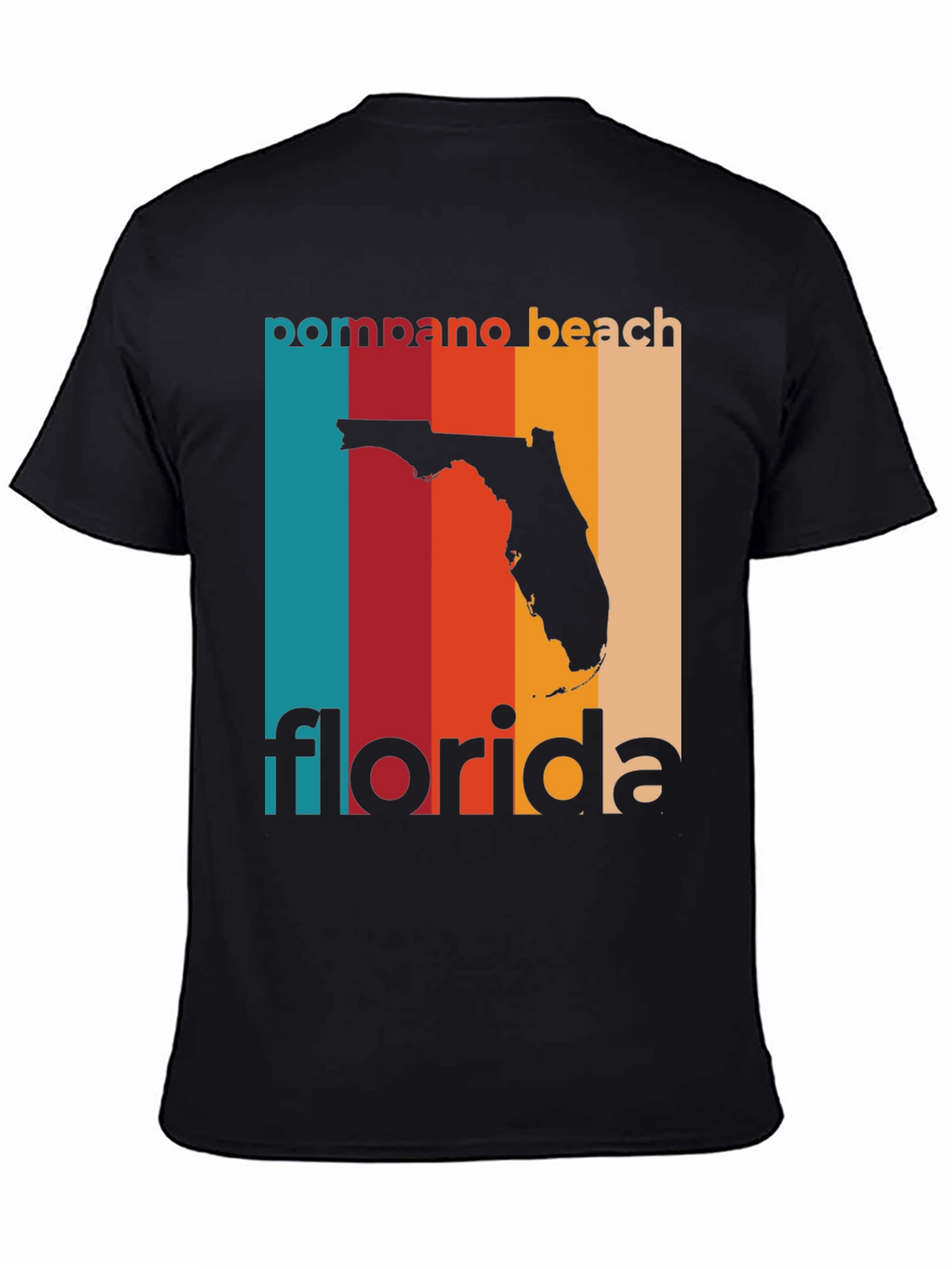 Pompano Beach Florida Retro T-Shirt