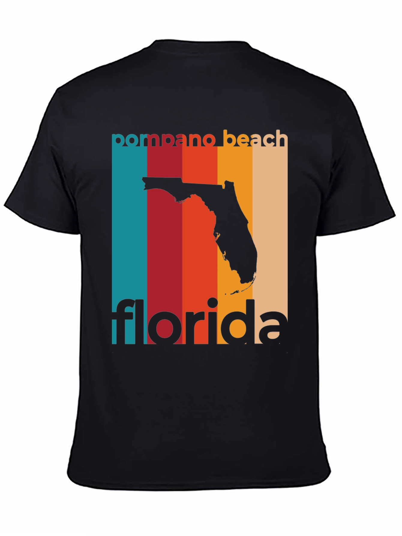 Pompano Beach Florida Retro T-Shirt