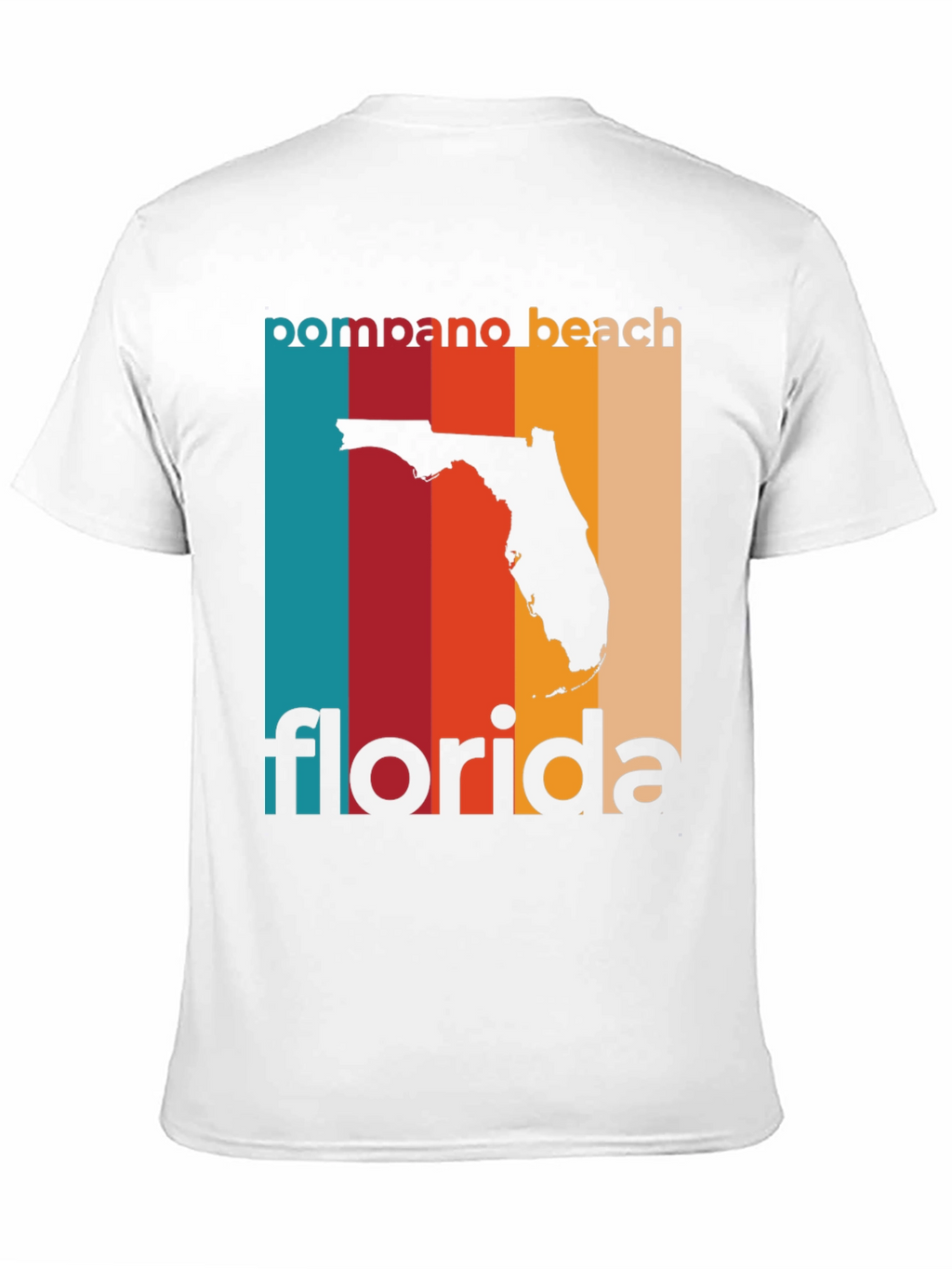 Pompano Beach Florida Retro T-Shirt