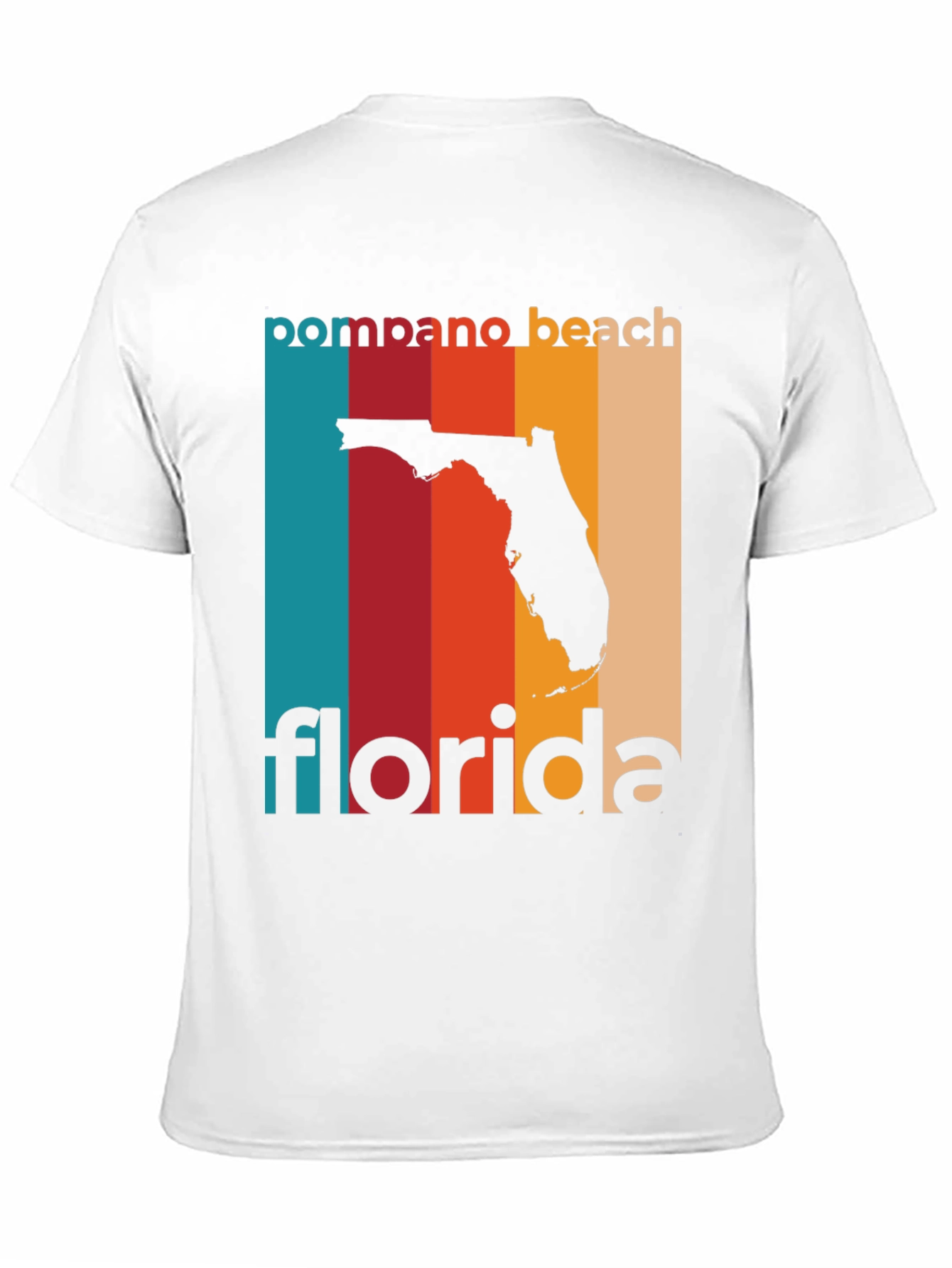 Pompano Beach Florida Retro T-Shirt