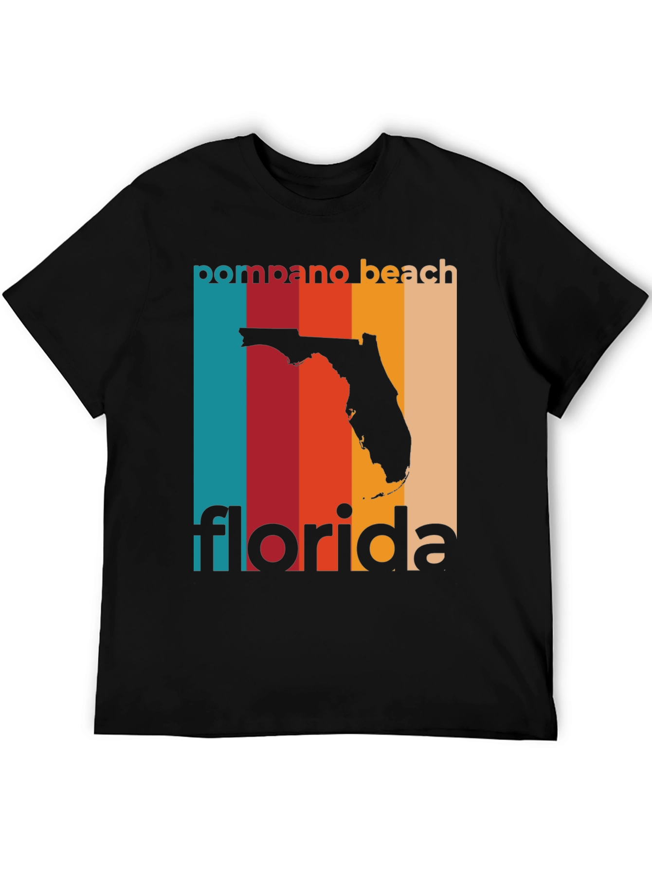 Pompano Beach Florida Retro T-Shirt