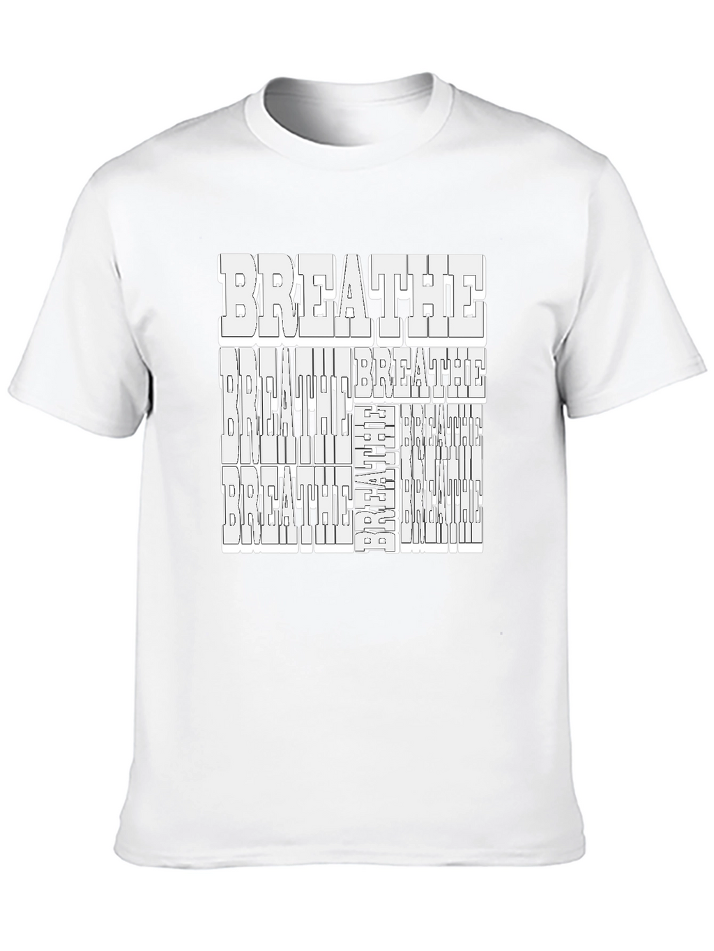 Breathe Piano Keys Graphic Tee
