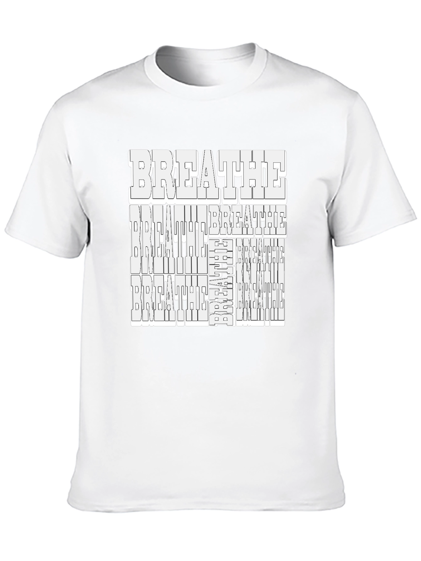 Breathe Piano Keys Graphic Tee