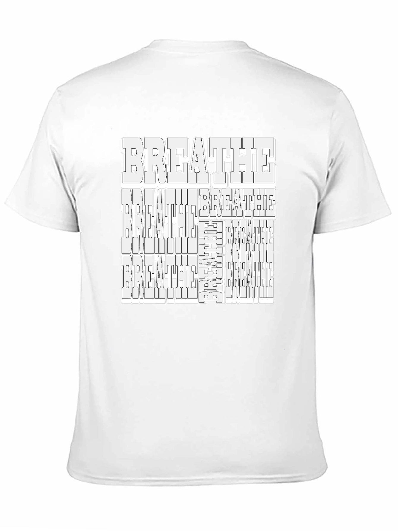 Breathe Piano Keys Graphic Tee