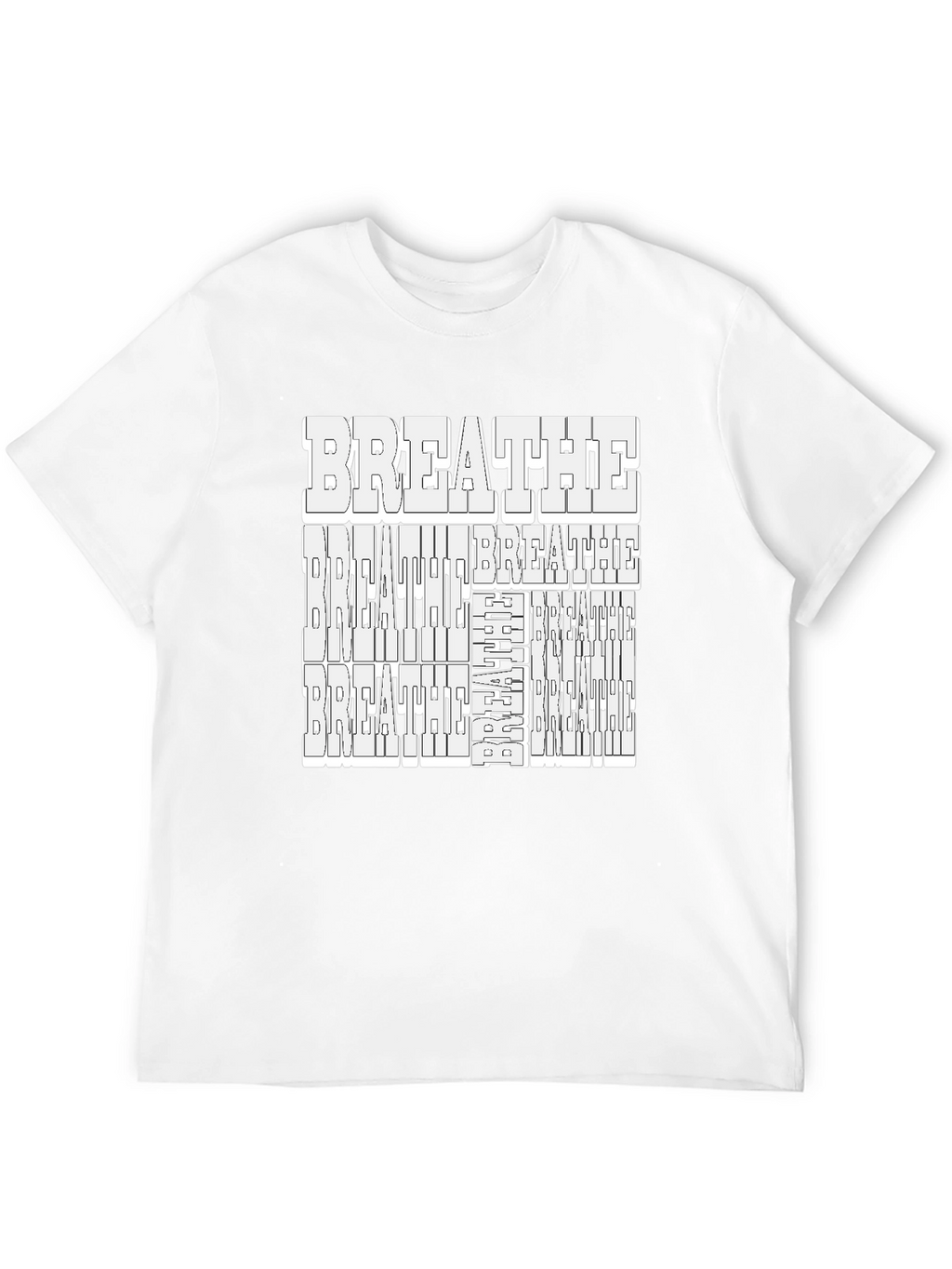 Breathe Piano Keys Graphic Tee
