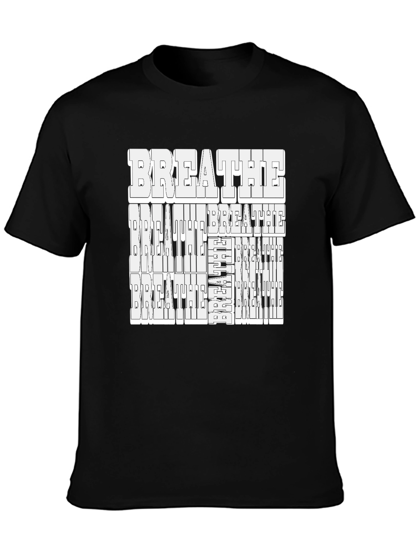 Breathe Piano Keys Graphic Tee