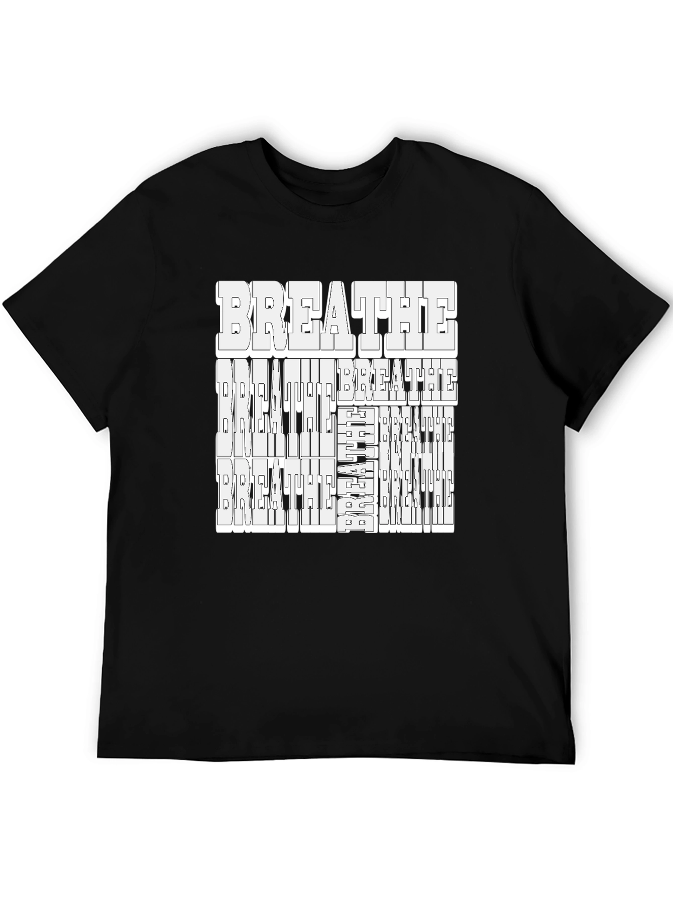 Breathe Piano Keys Graphic Tee