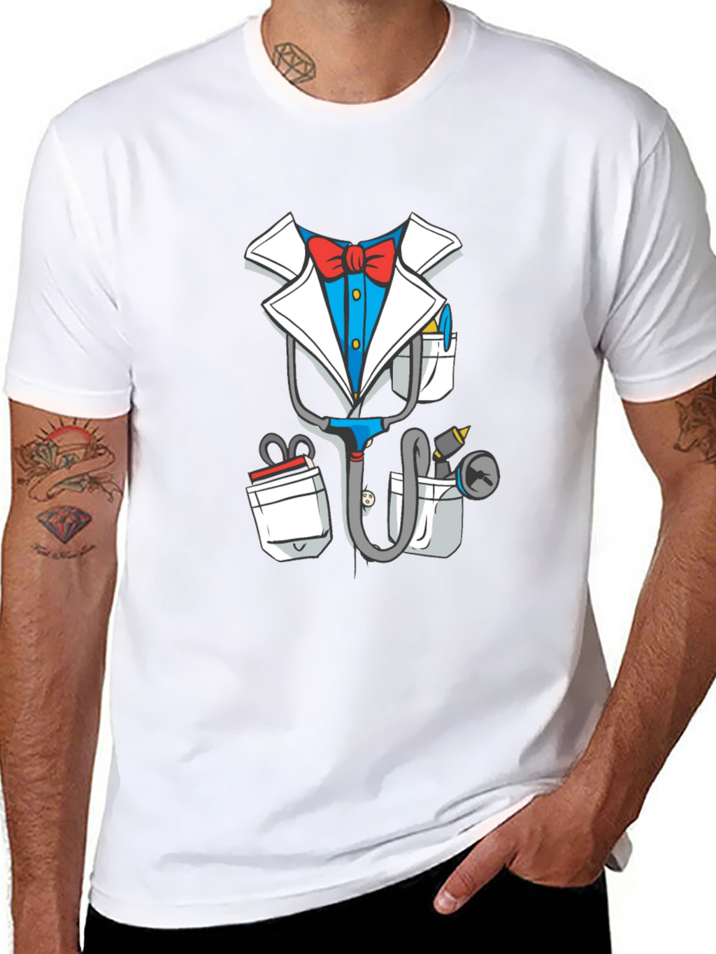 Doctor Outfit T-Shirt - Novelty Costume Tee