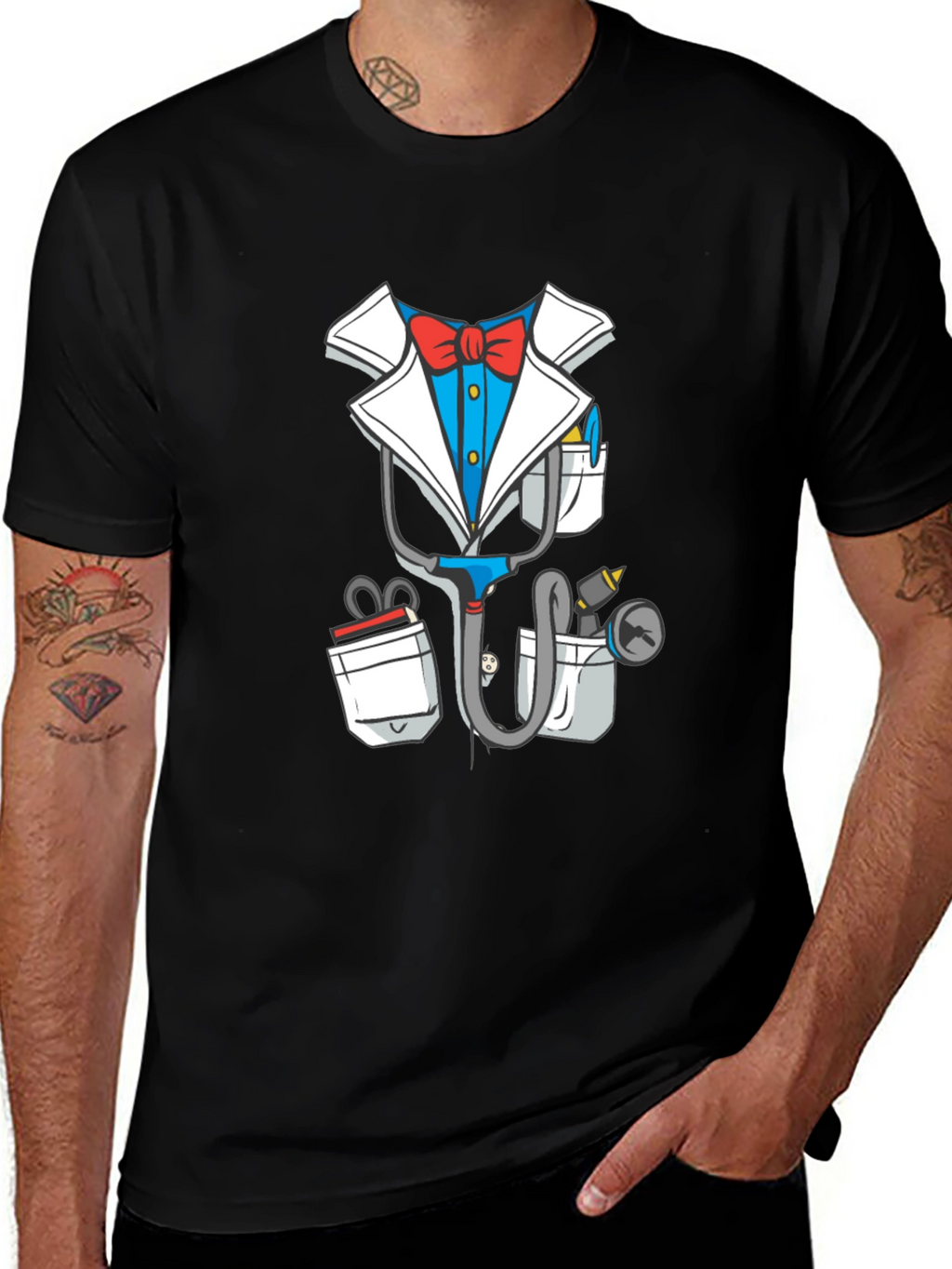 Doctor Outfit T-Shirt - Novelty Costume Tee