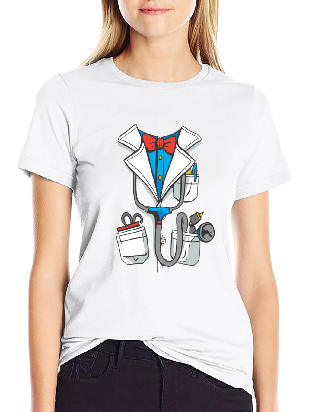 Doctor Outfit T-Shirt - Novelty Costume Tee