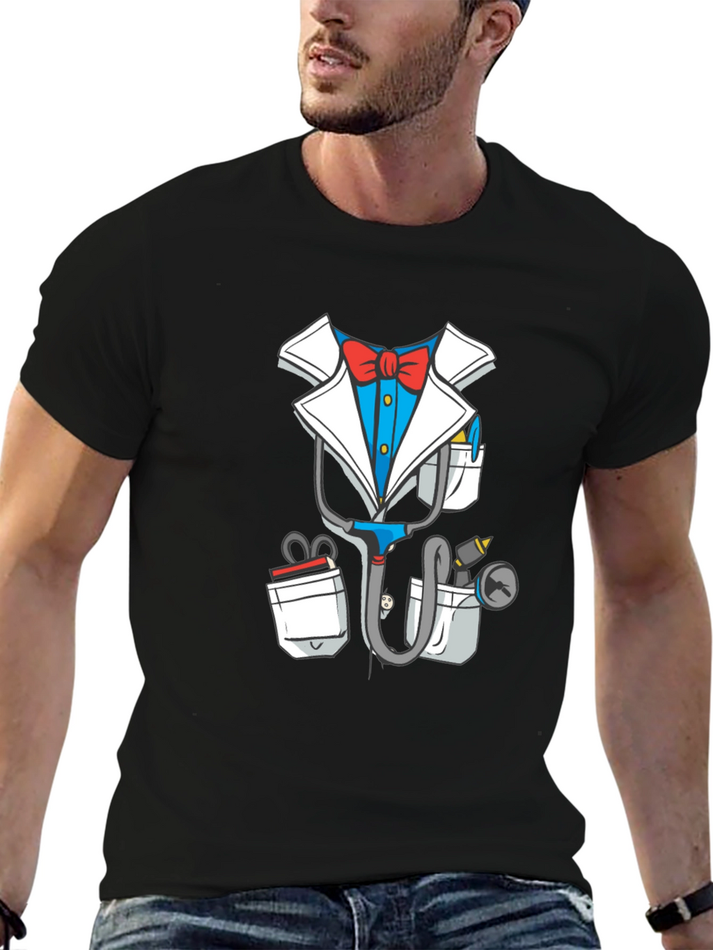 Doctor Outfit T-Shirt - Novelty Costume Tee