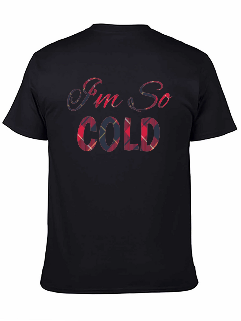 Im So Cold Plaid T-Shirt