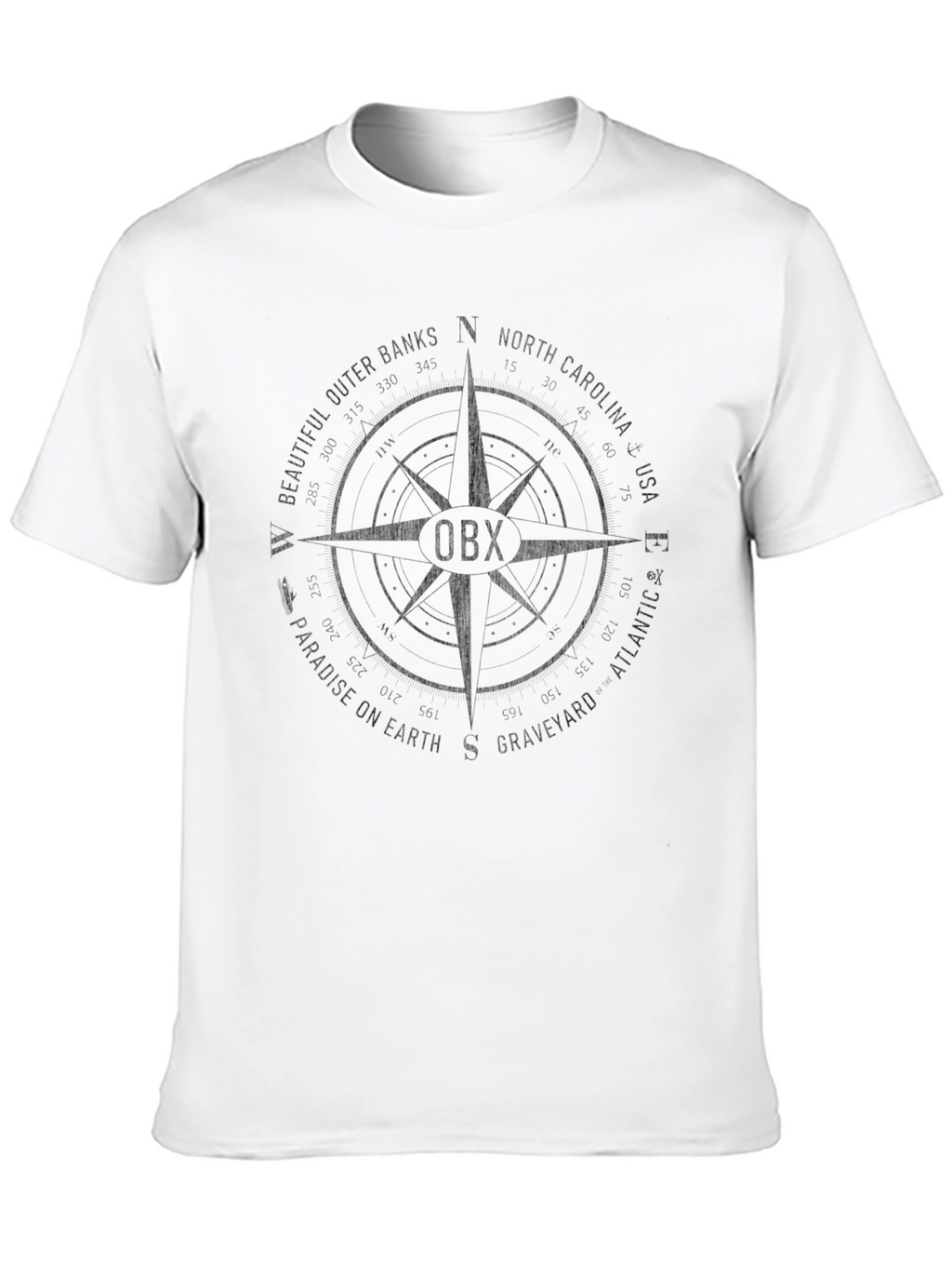 Outer Banks OBX Compass Graphic T-Shirt
