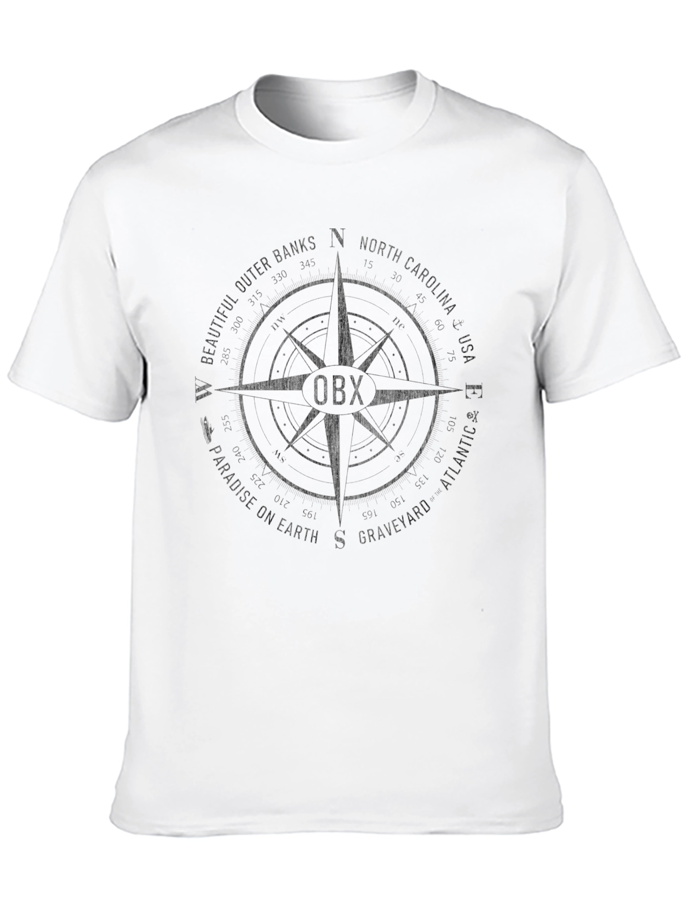 Outer Banks OBX Compass Graphic T-Shirt