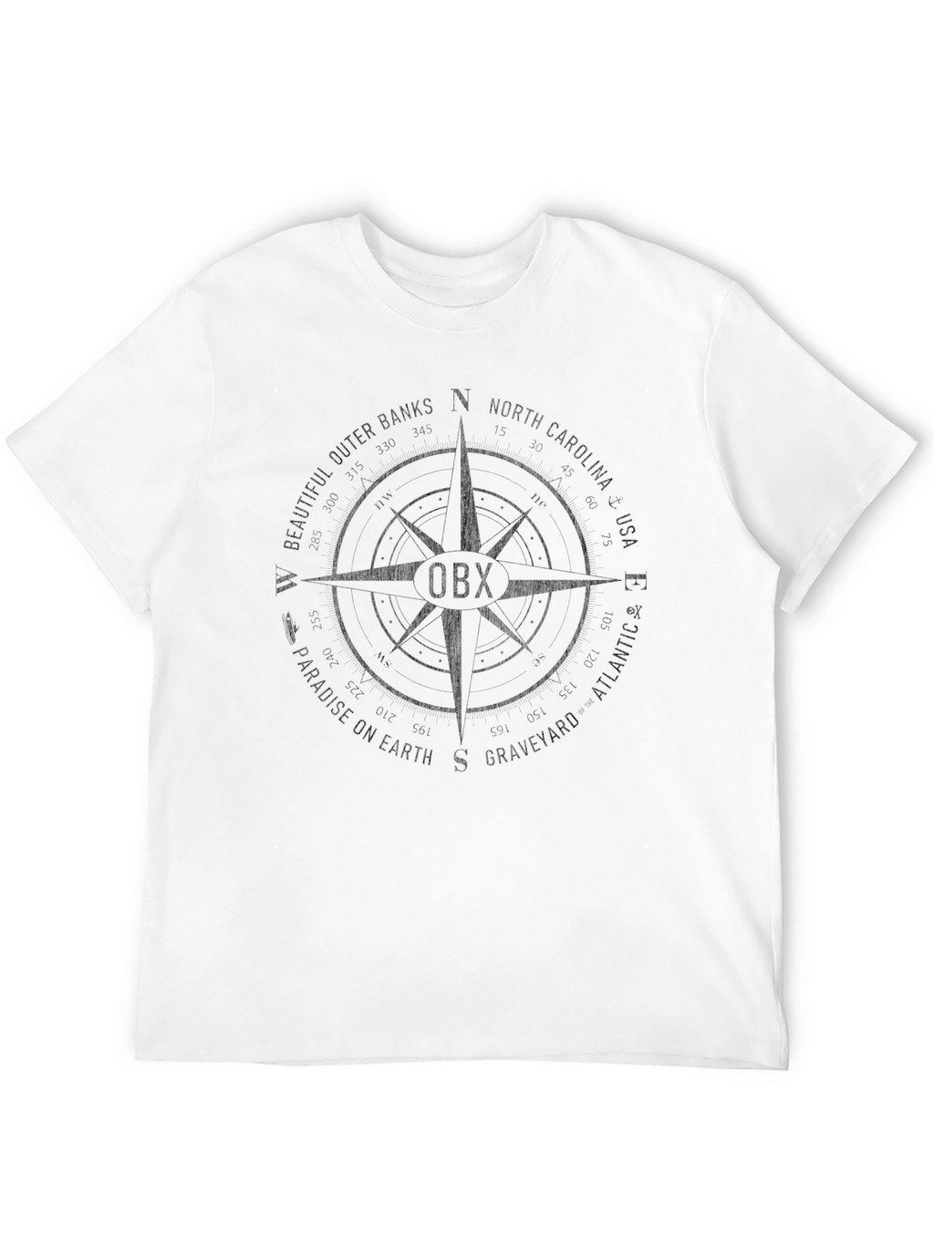 Outer Banks OBX Compass Graphic T-Shirt