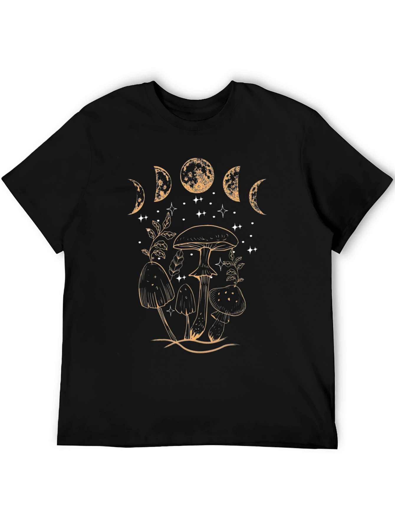 Lunar Mushroom Graphic Tee - Unisex Cotton T-Shirt