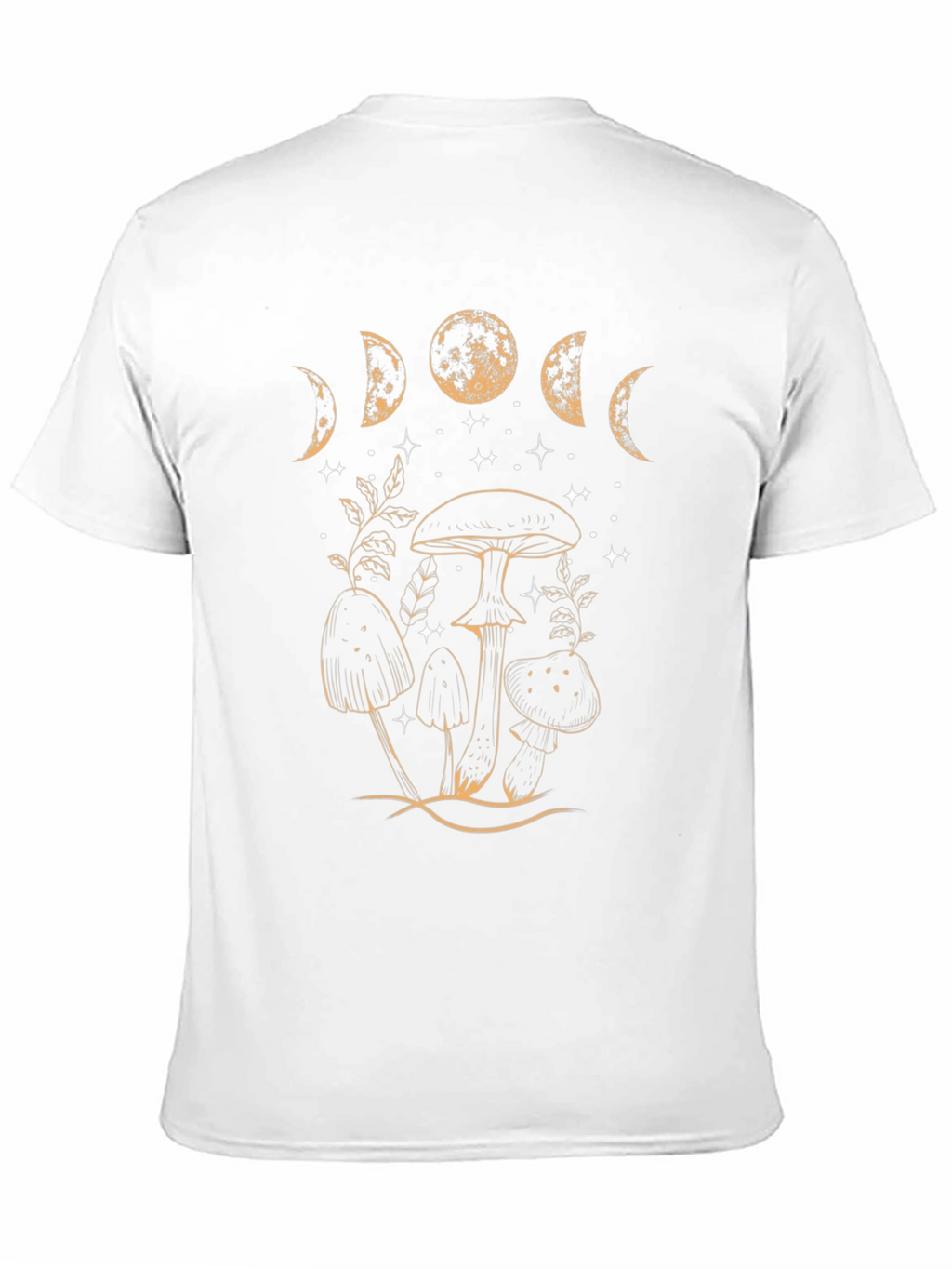 Lunar Mushroom Graphic Tee - Unisex Cotton T-Shirt