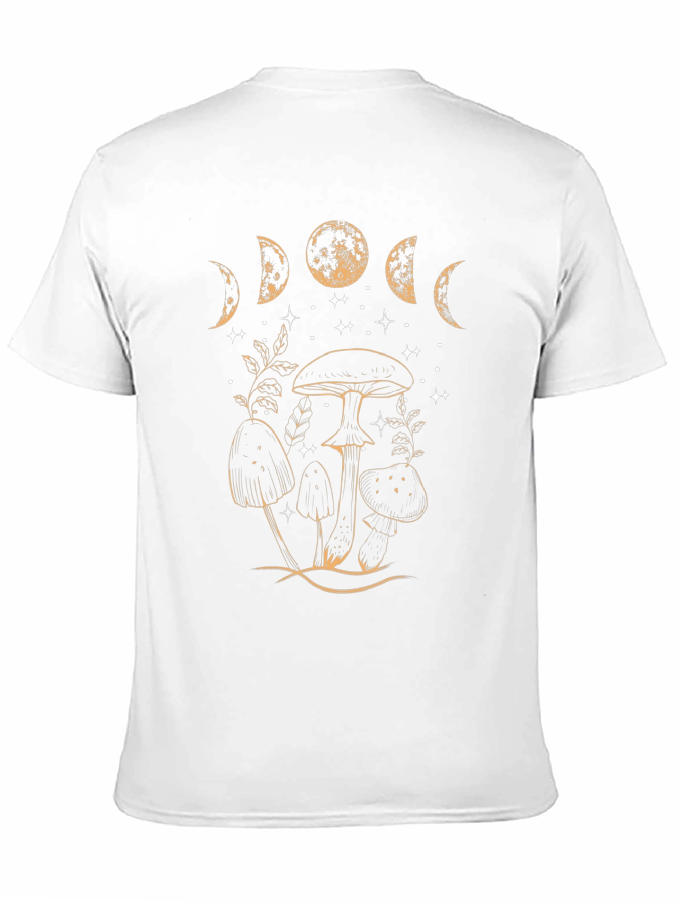 Lunar Mushroom Graphic Tee - Unisex Cotton T-Shirt