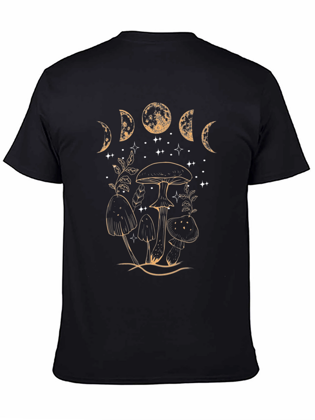 Lunar Mushroom Graphic Tee - Unisex Cotton T-Shirt