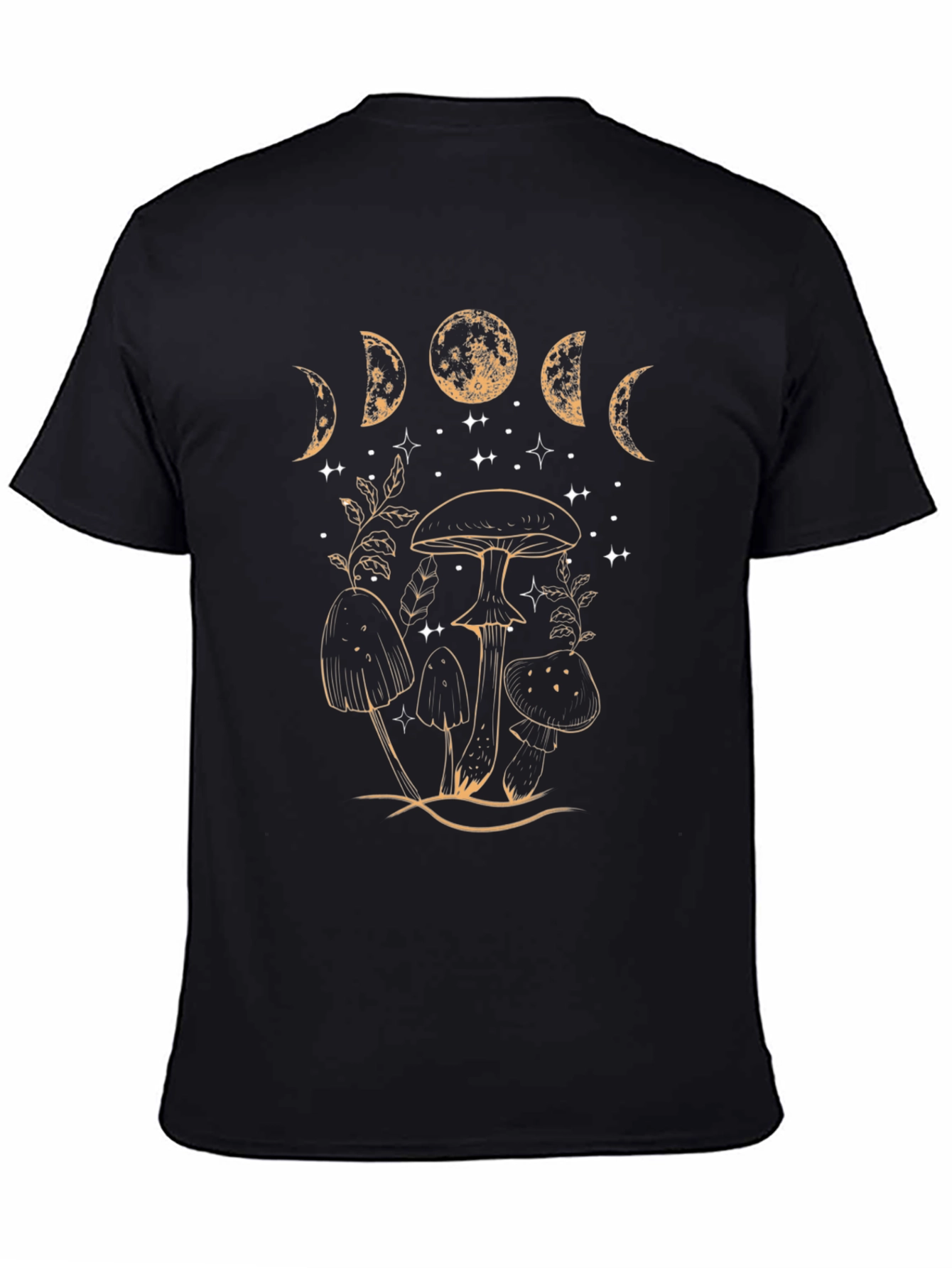 Lunar Mushroom Graphic Tee - Unisex Cotton T-Shirt
