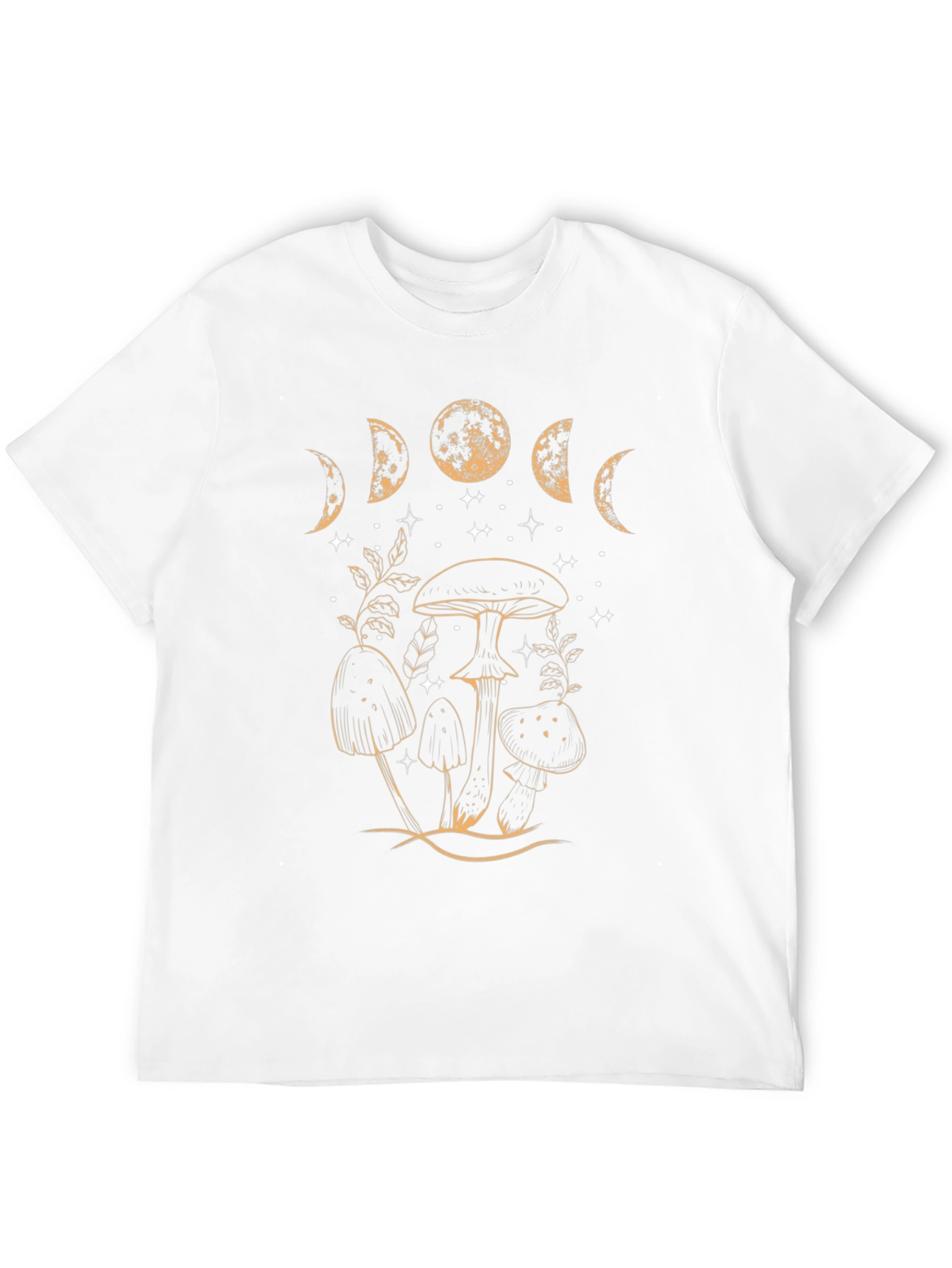 Lunar Mushroom Graphic Tee - Unisex Cotton T-Shirt